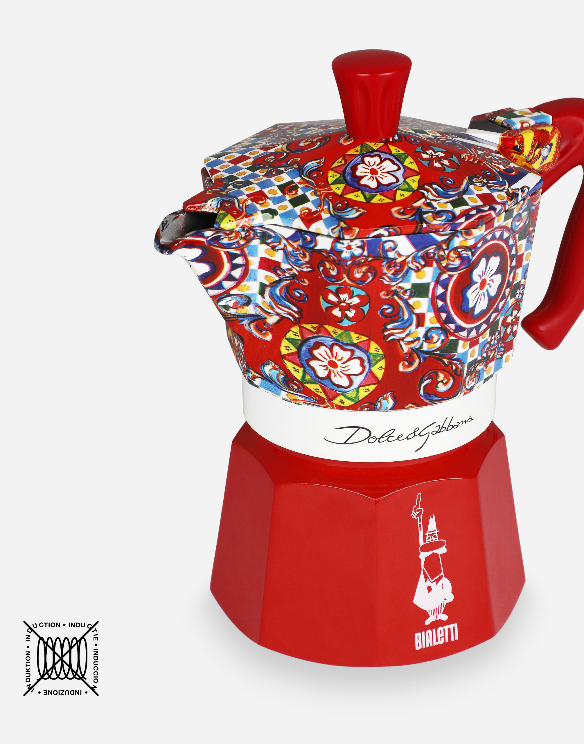 Dolce & Gabbana Гейзерная кофеварка среднего формата Moka Express BIALETTI DOLCE&GABBANA |717xauto