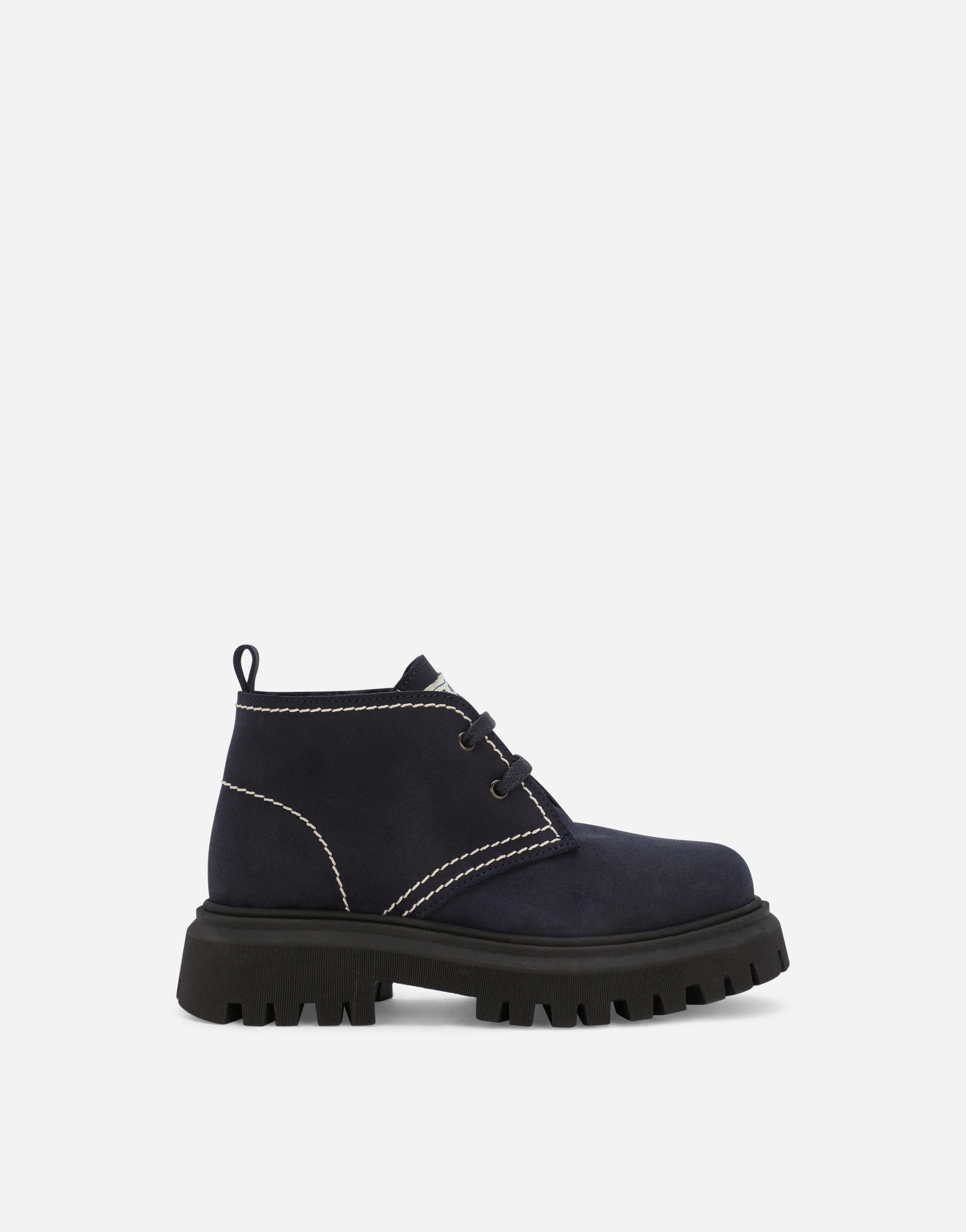 Calfskin ankle boots in Blue