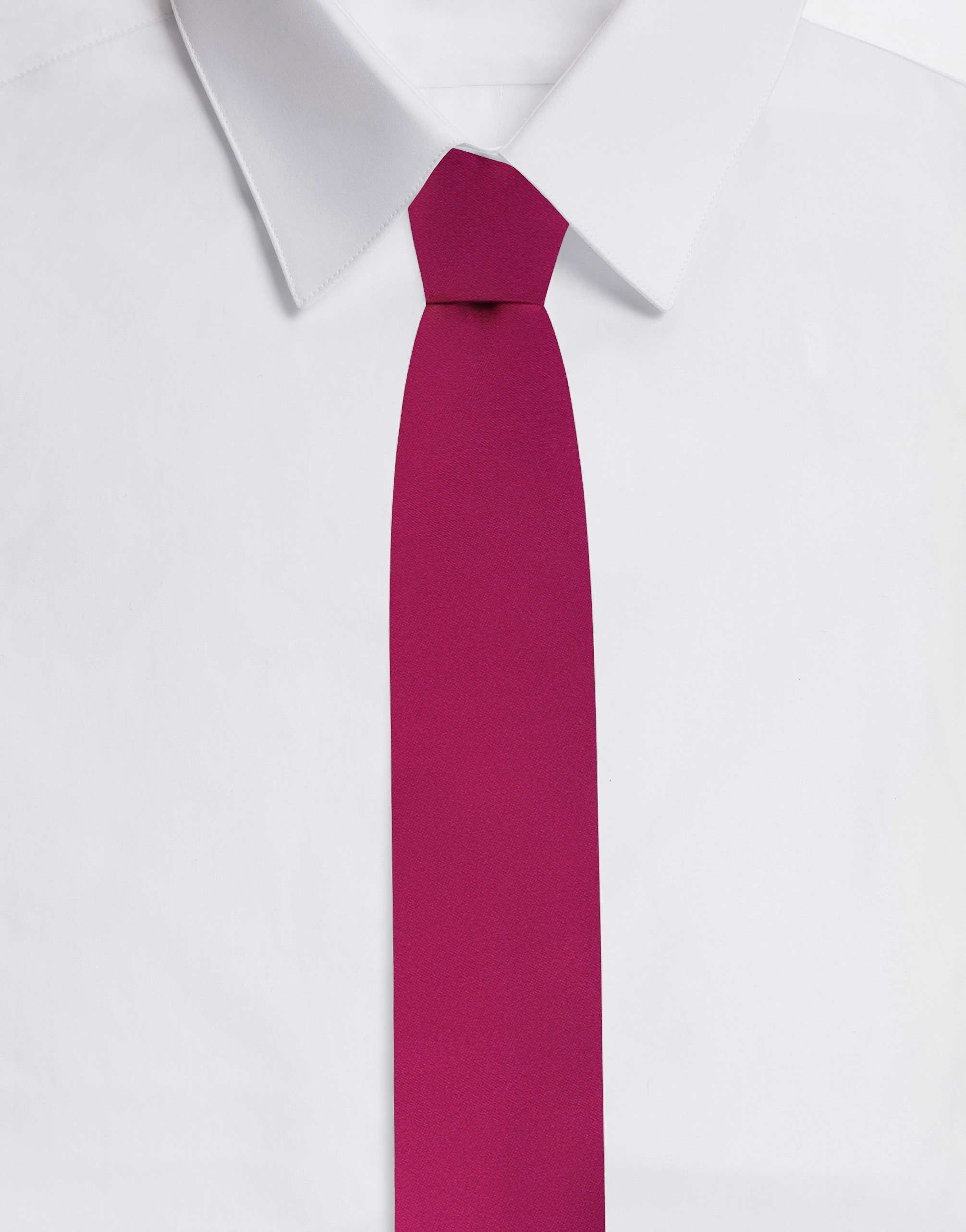 6-cm silk blade tie with DG logo embroidery in Pink