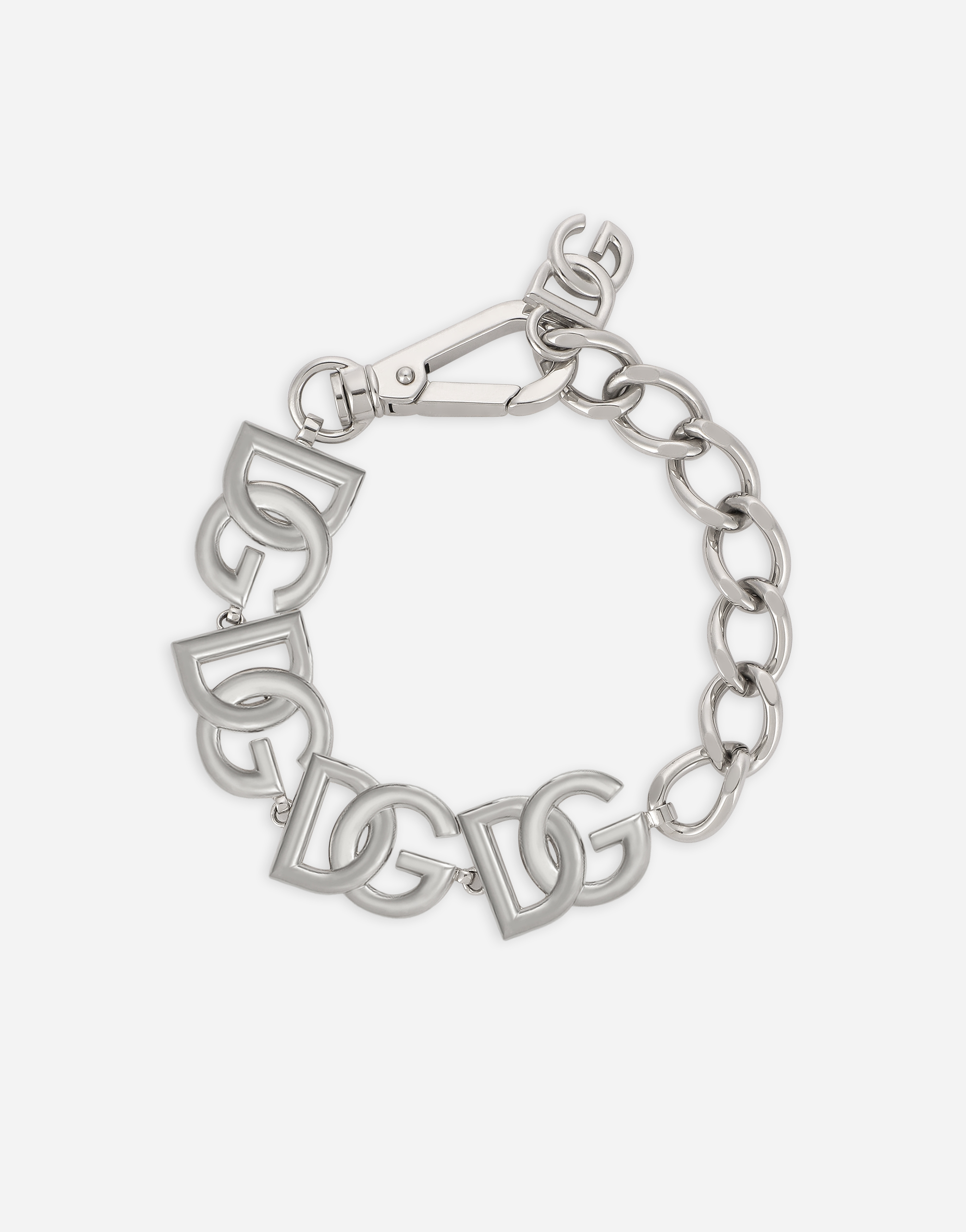 Bracelet with DG logos in Silver