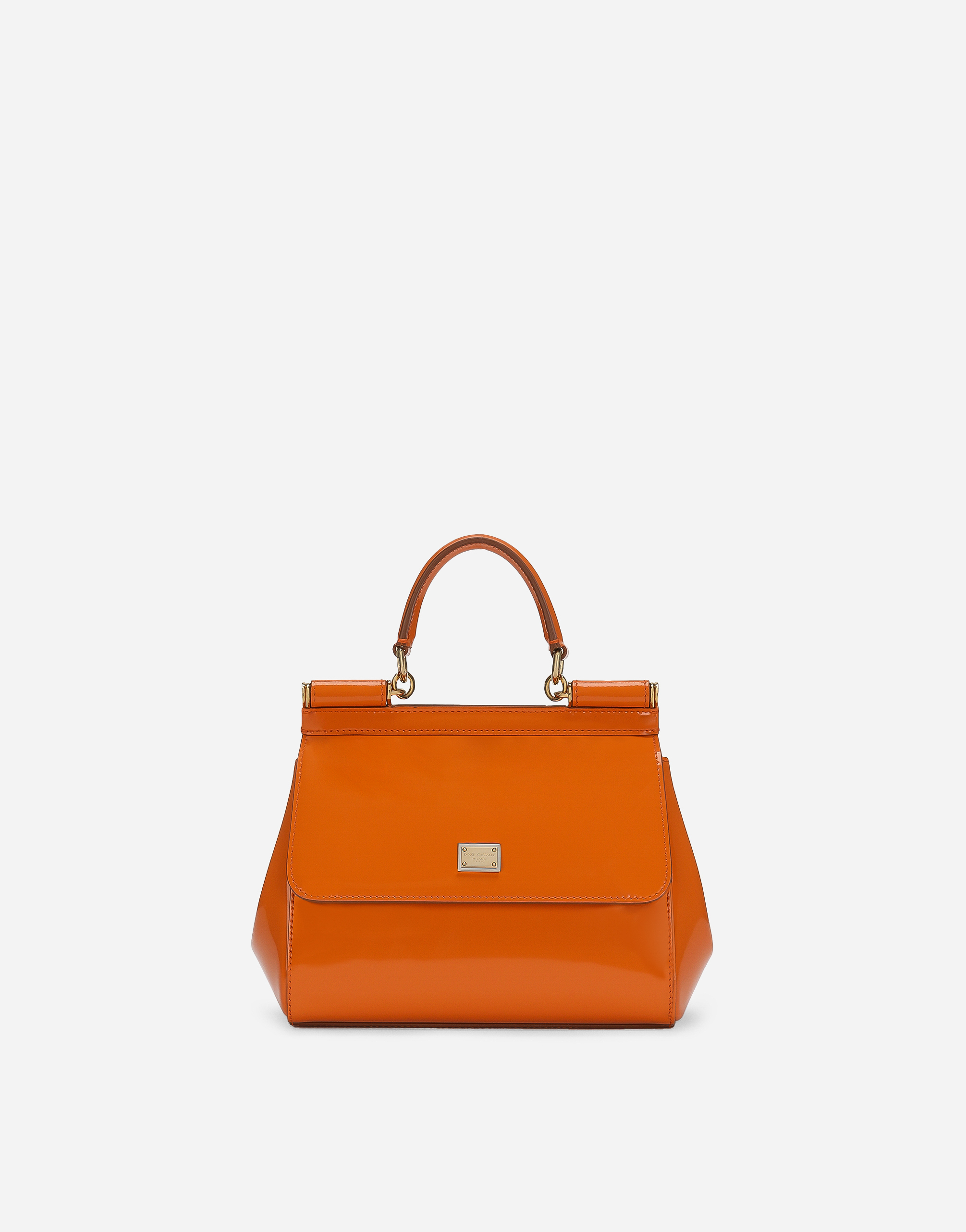 Medium Sicily handbag in Orange