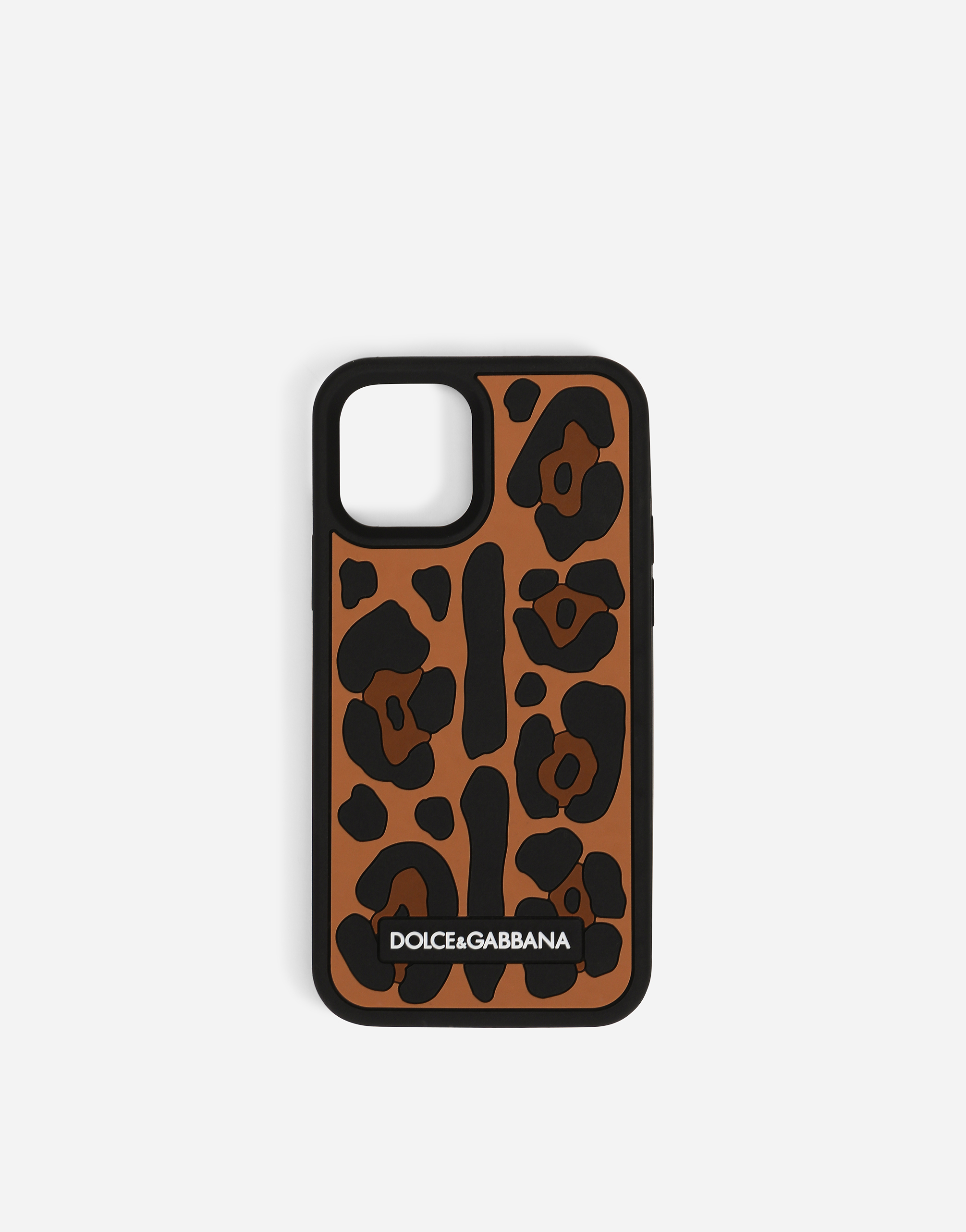 Leopard-print rubber iPhone 12 Pro cover in Multicolor
