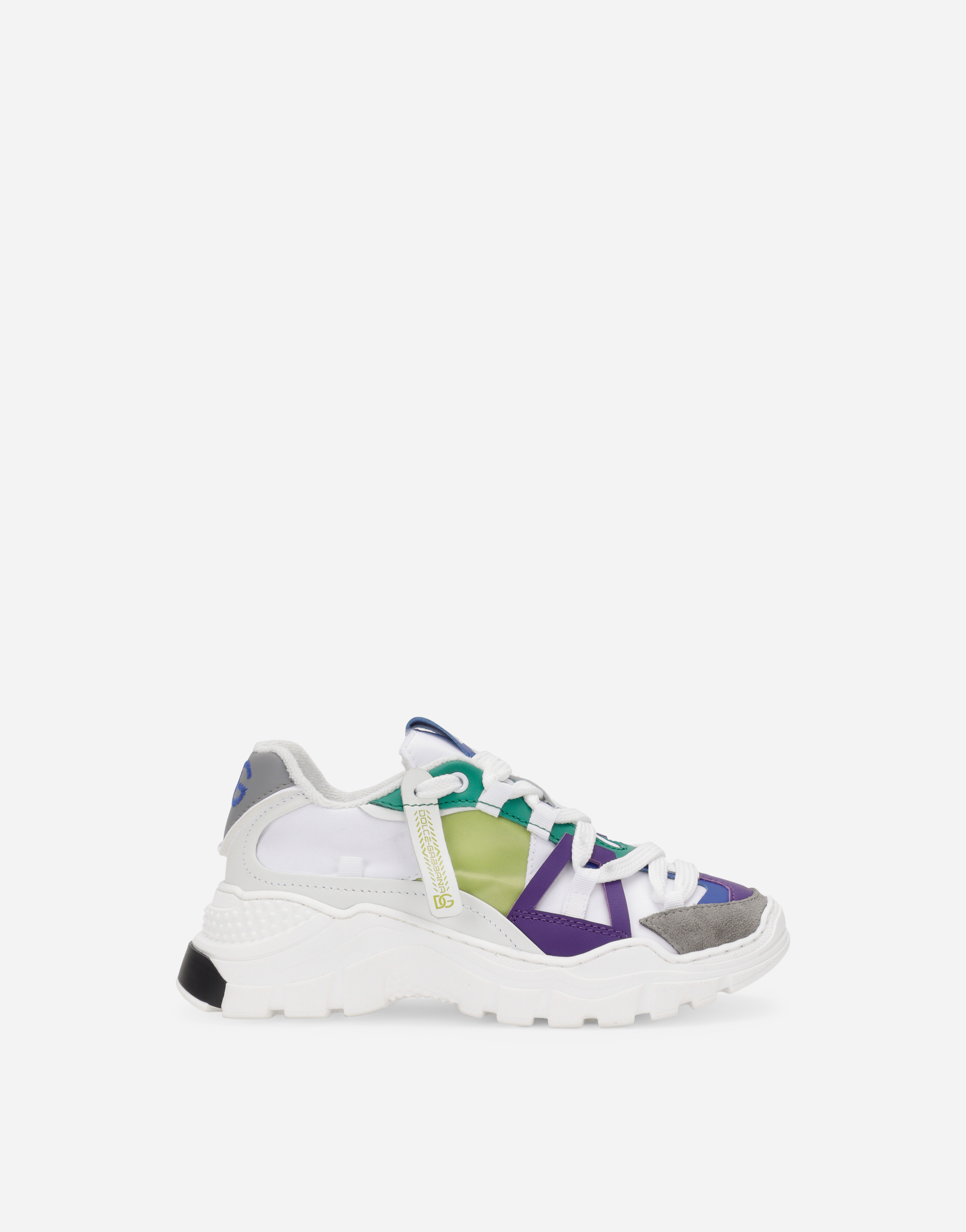 Mixed-material Airmaster sneakers in Multicolor