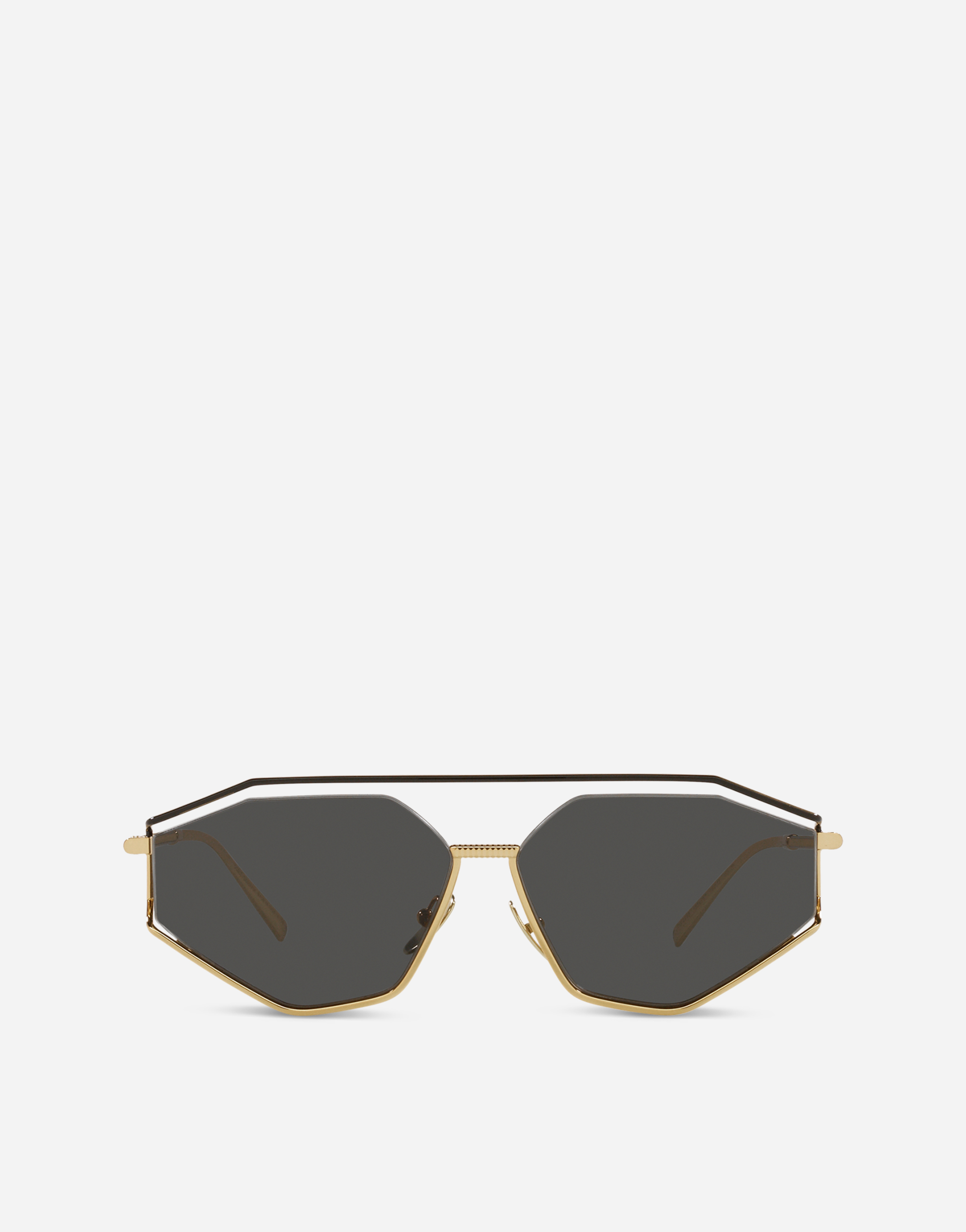 Sartoriale Swagging sunglasses in Gold