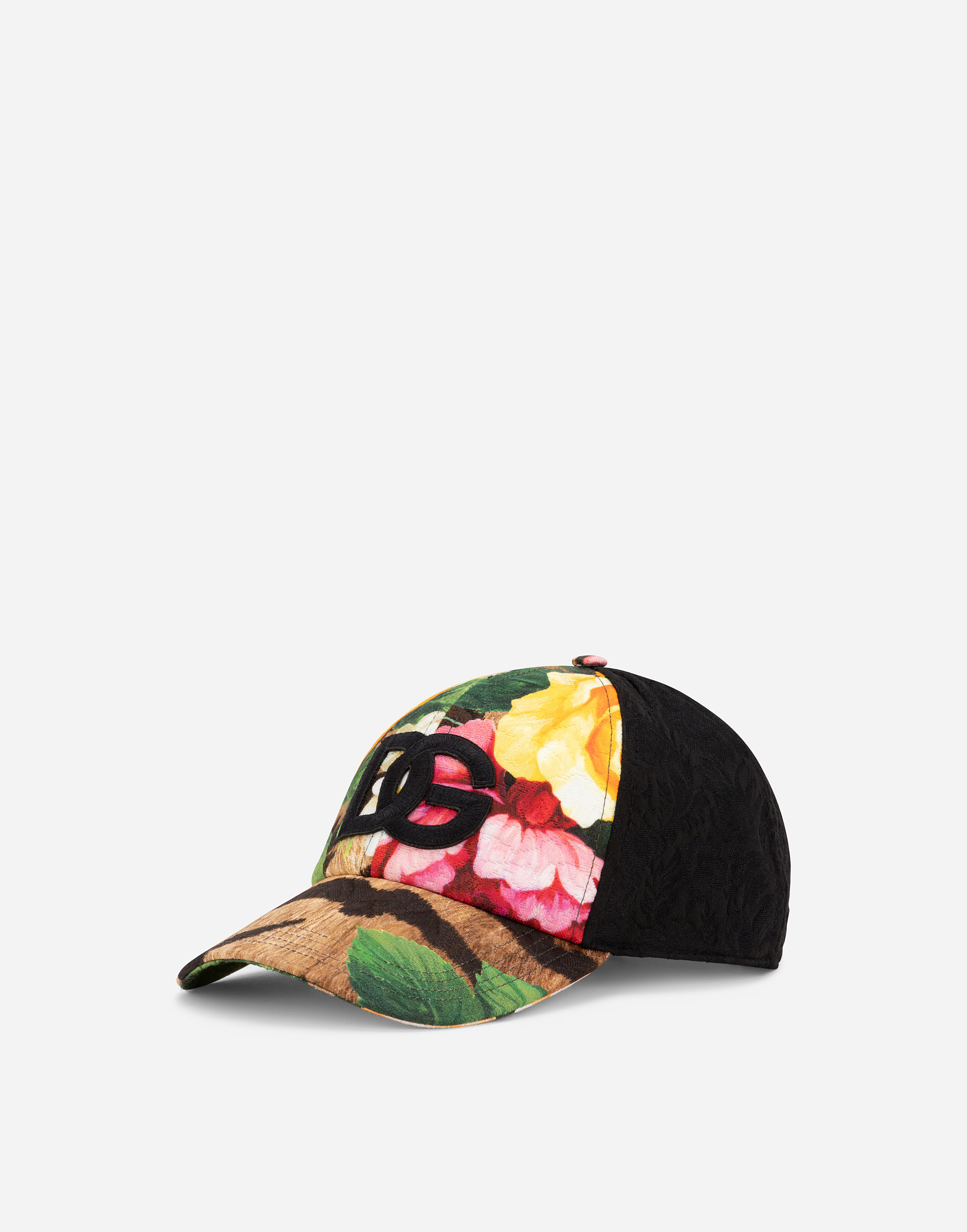 Brocade baseball cap with DG embroidery in Multicolor