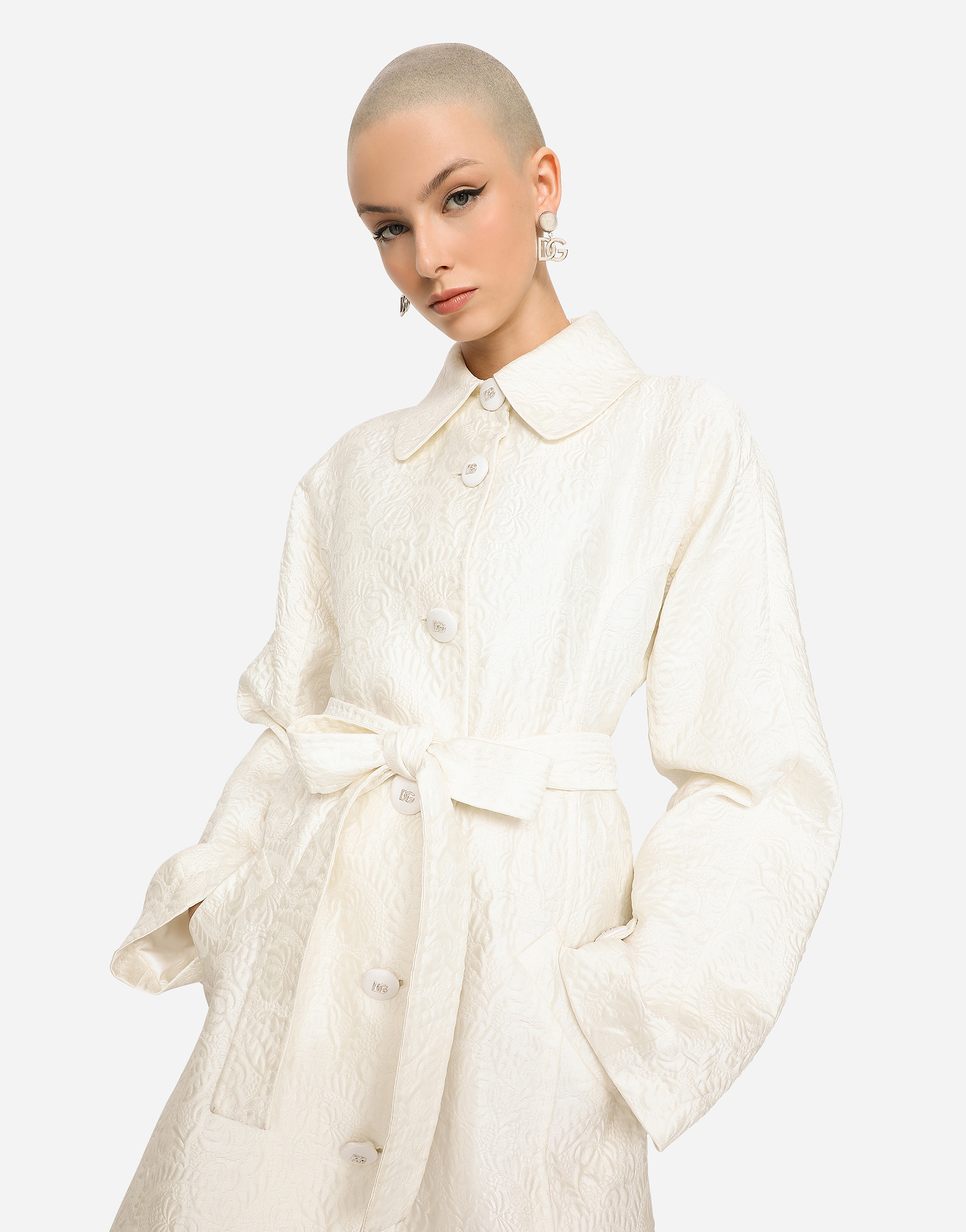 Shop Dolce & Gabbana Cappotto In White