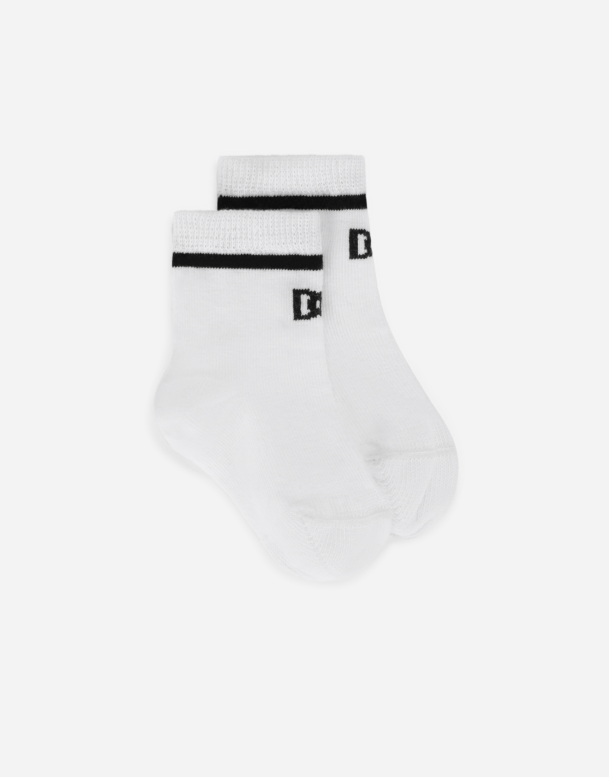 Socks with jacquard DG logo in Multicolor