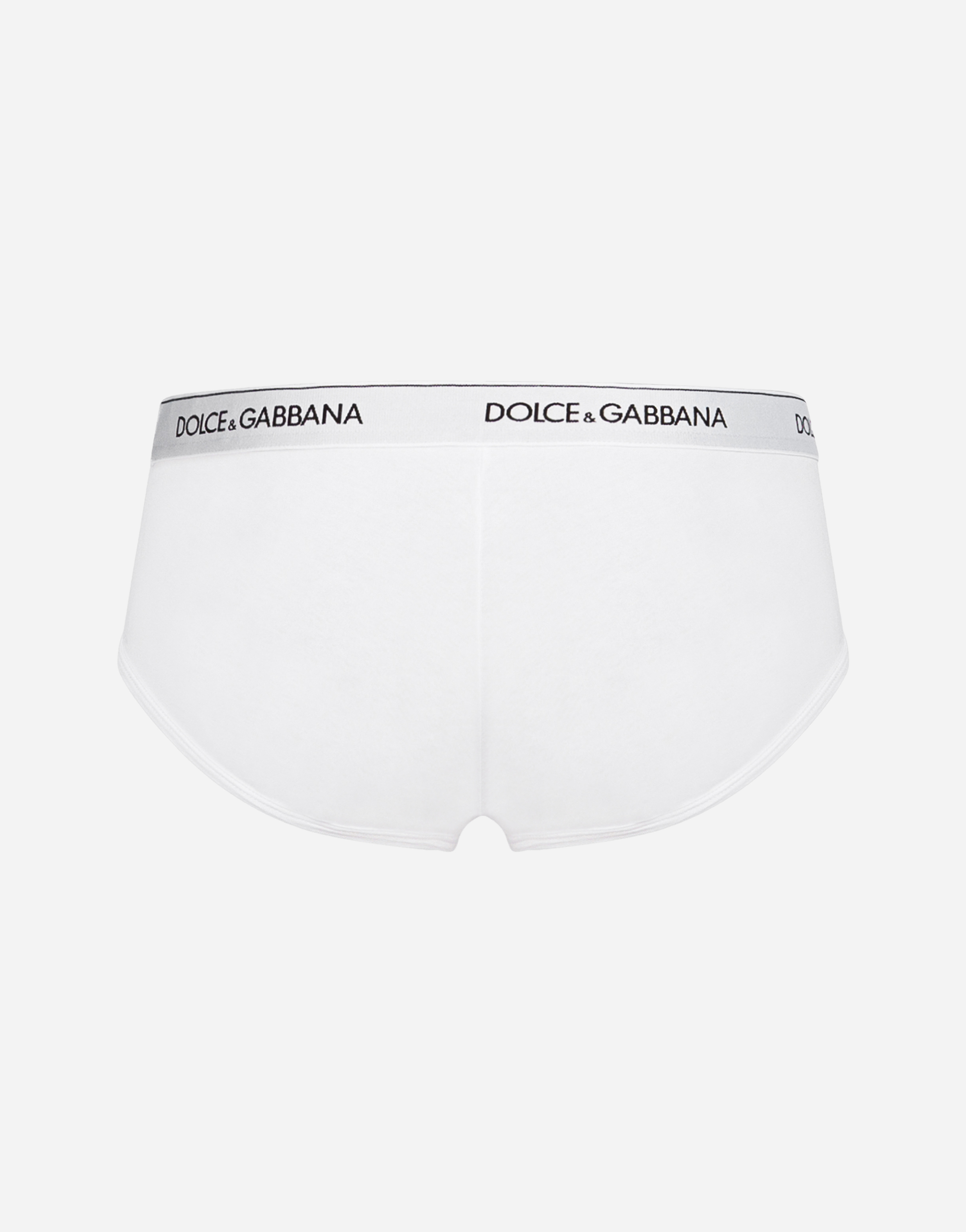 Mens Clothing Underwear Boxers briefs Dolce & Gabbana Cotton Two-way Stretch Jersey Brando Briefs With Striped Print in Black for Men 