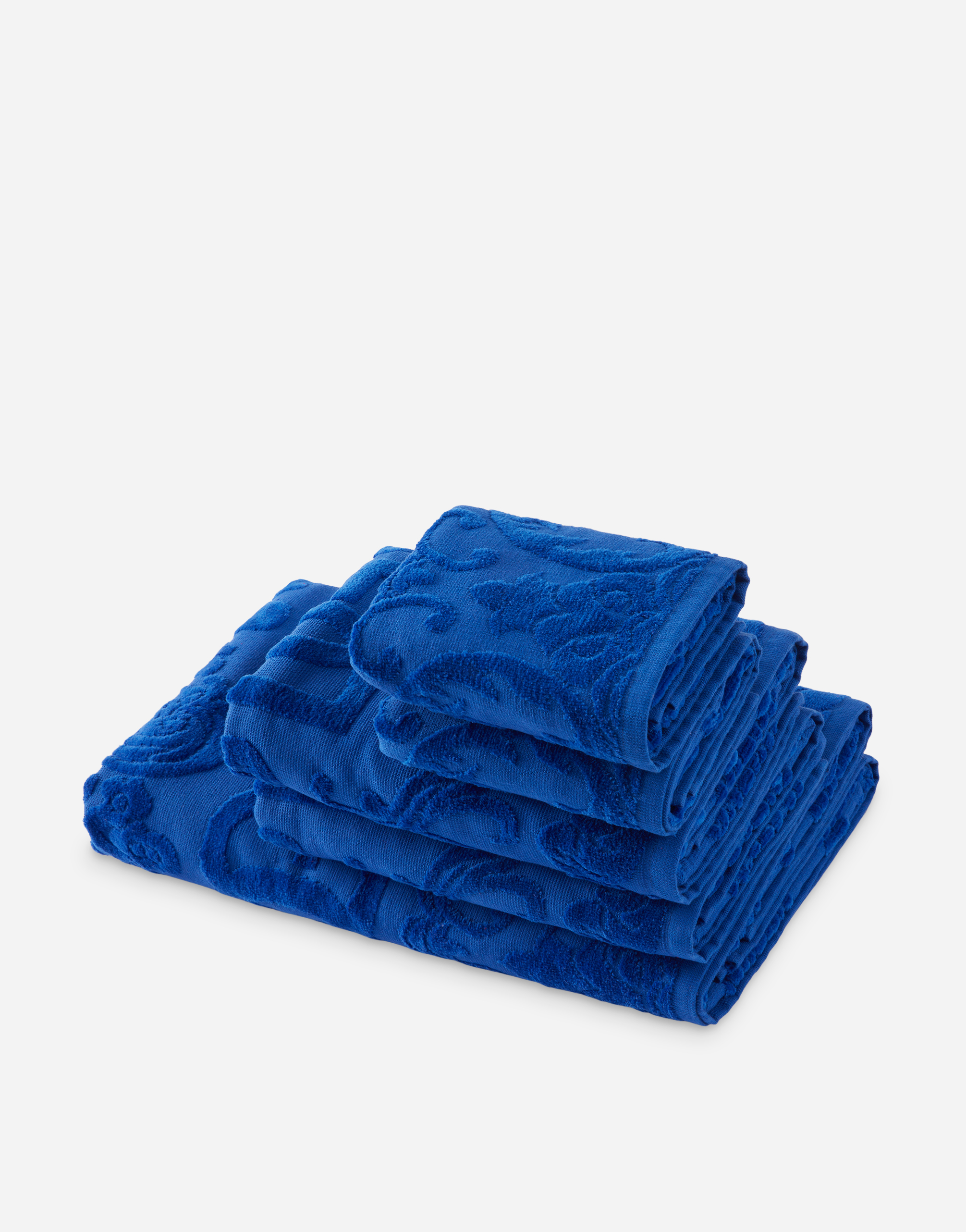 Set 5 Cotton Towels in Multicolor