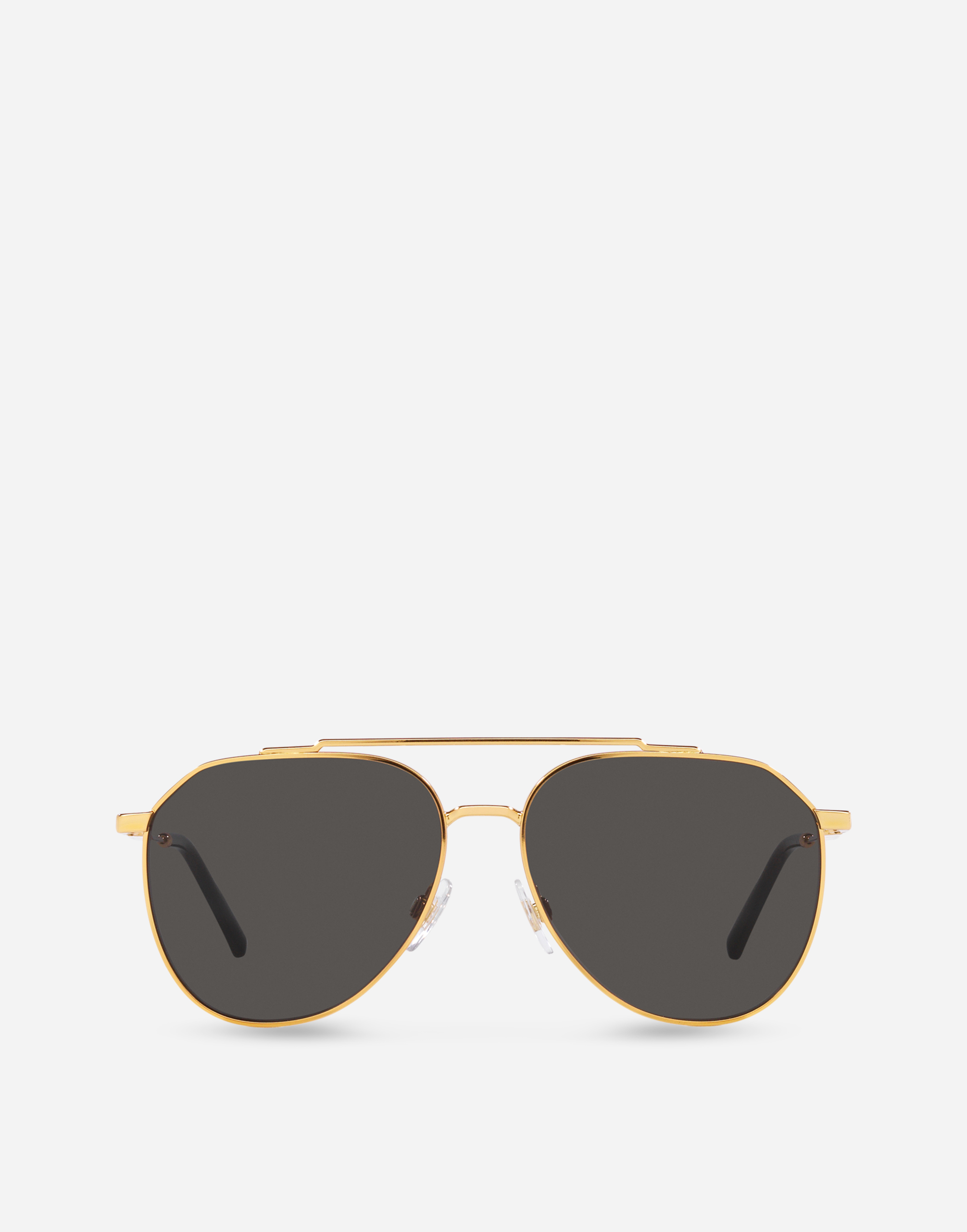 Diagonal Cut Sunglasses in Gold