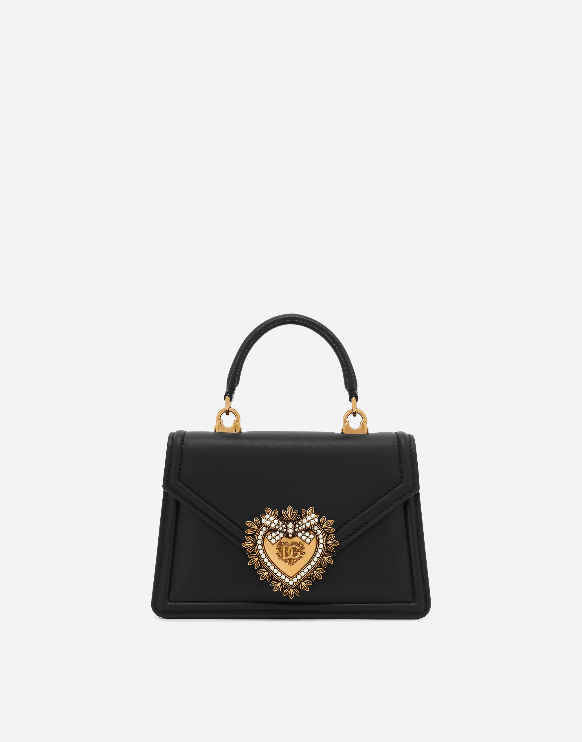 Small Devotion top-handle bag in Black