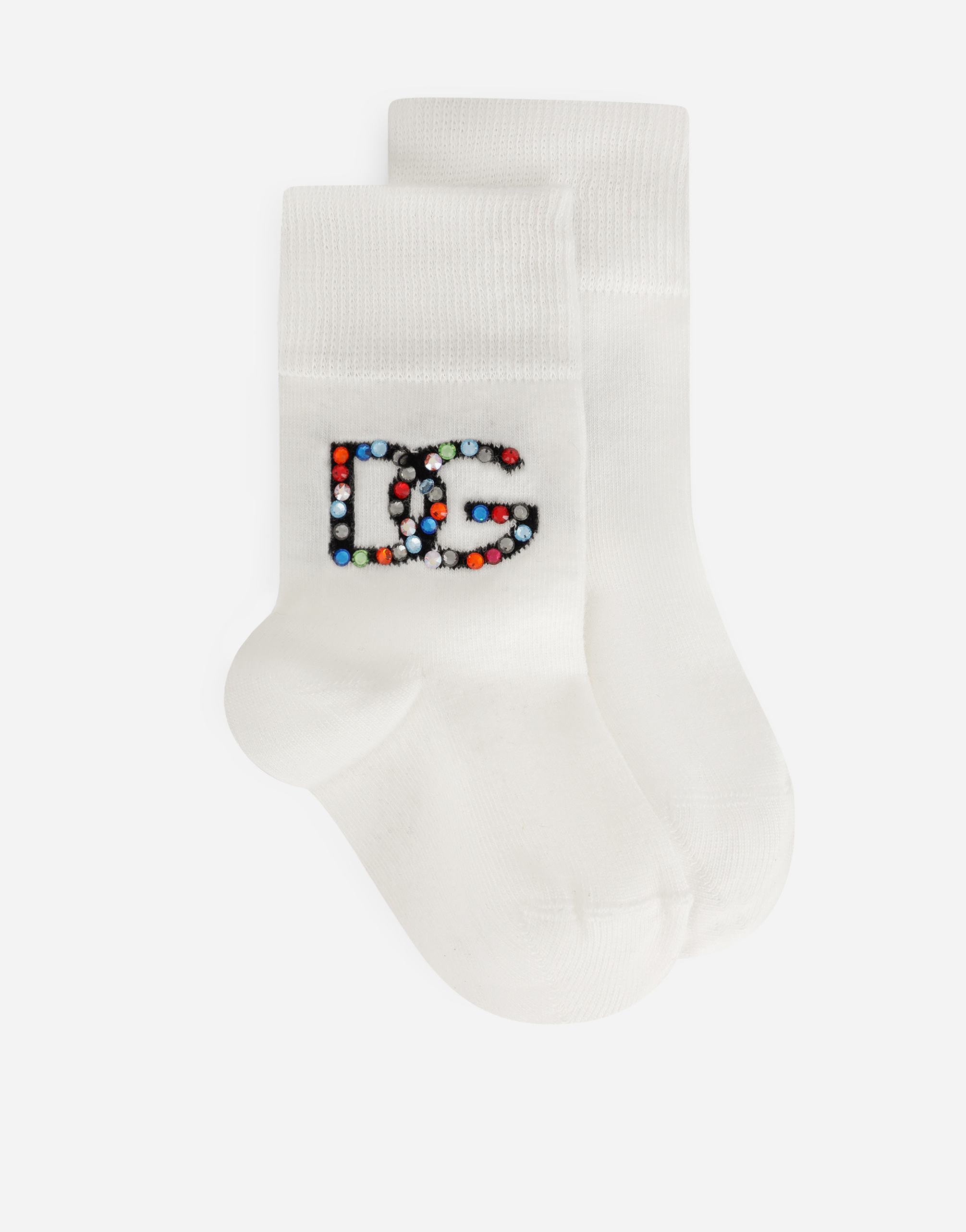 Cotton socks with DG logo in Multicolor