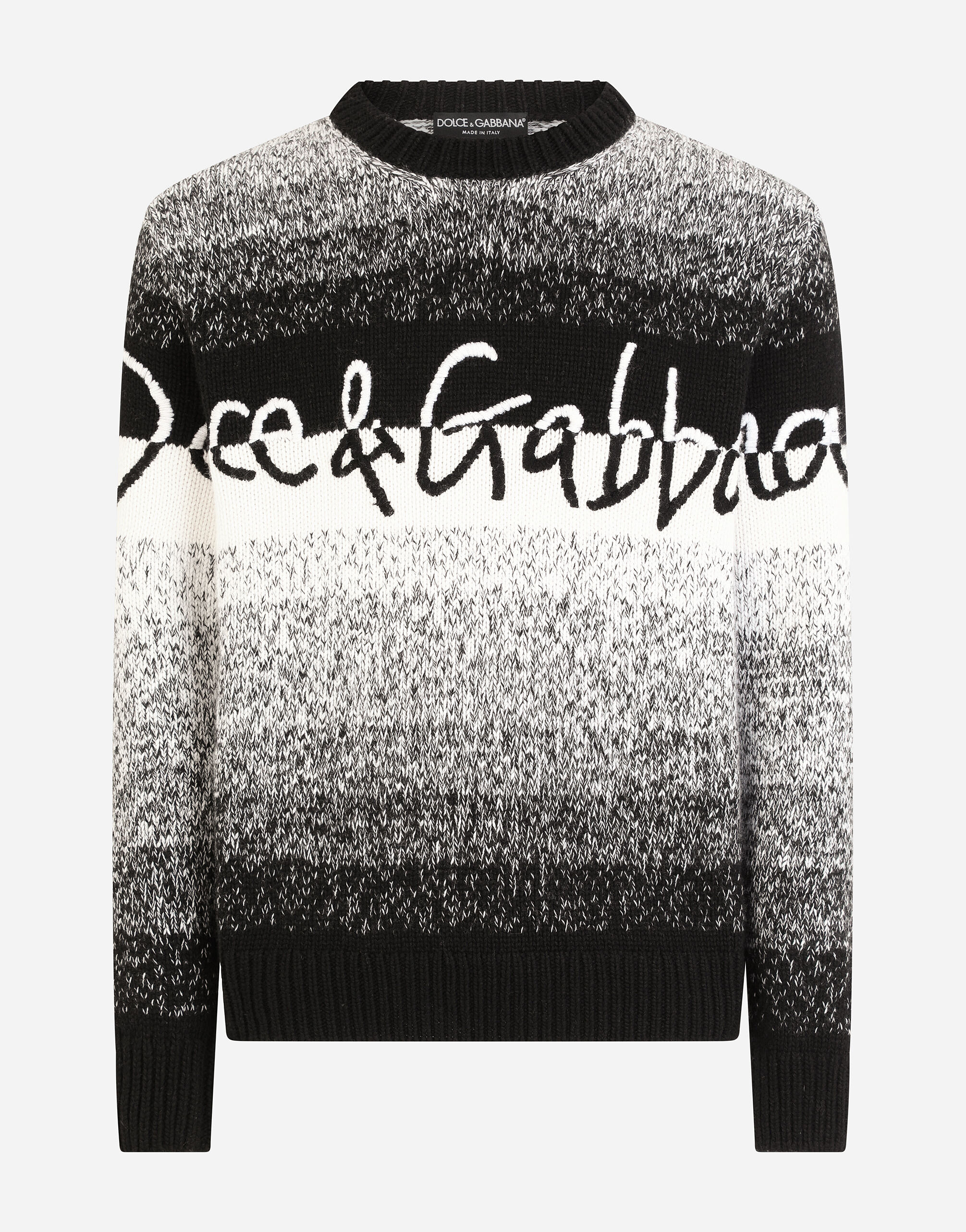Dolce Gabbana エンブロイダリー ウールクルーネックセーター 2021 