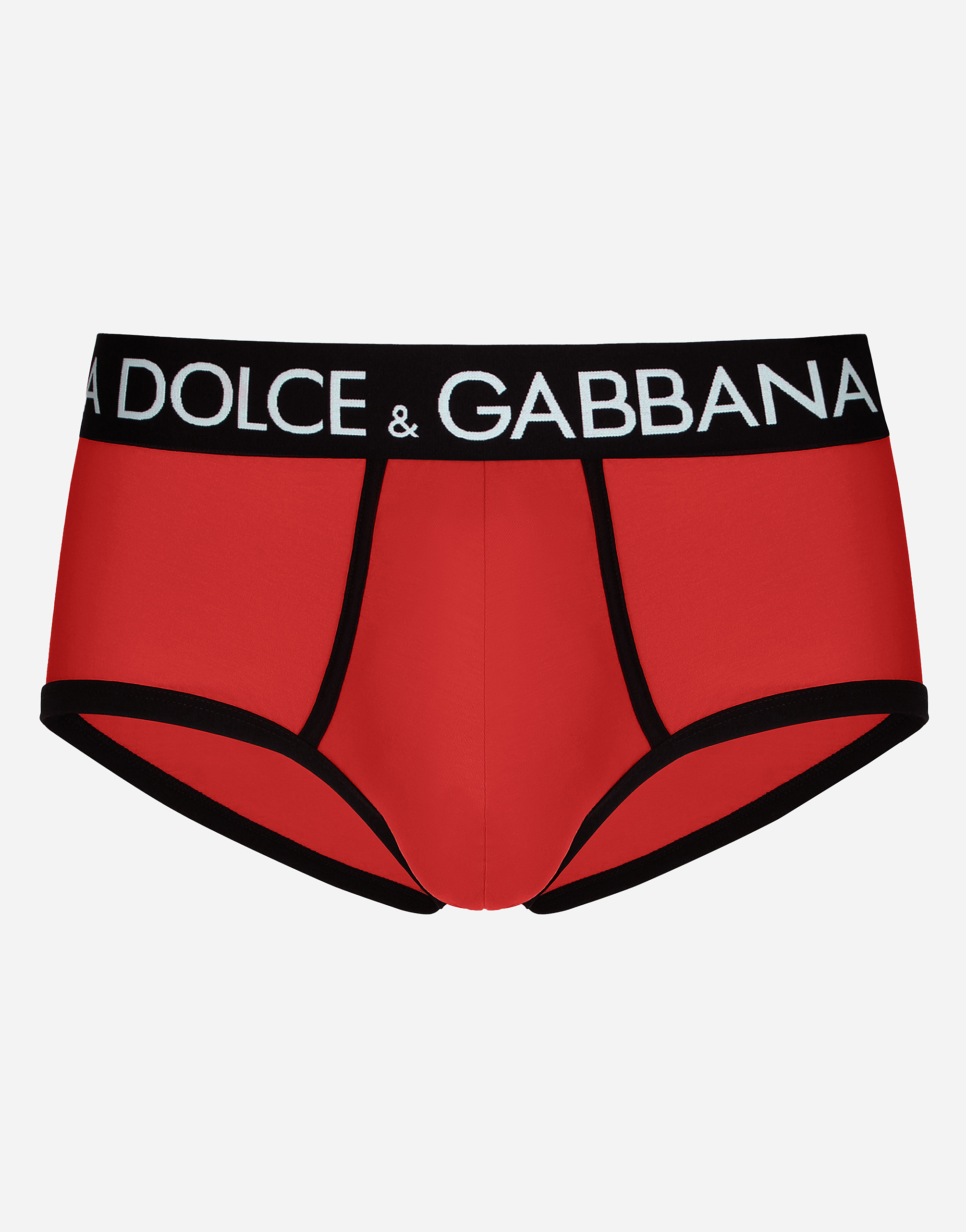 High-rise two-way stretch jersey Brando briefs in Bordeaux