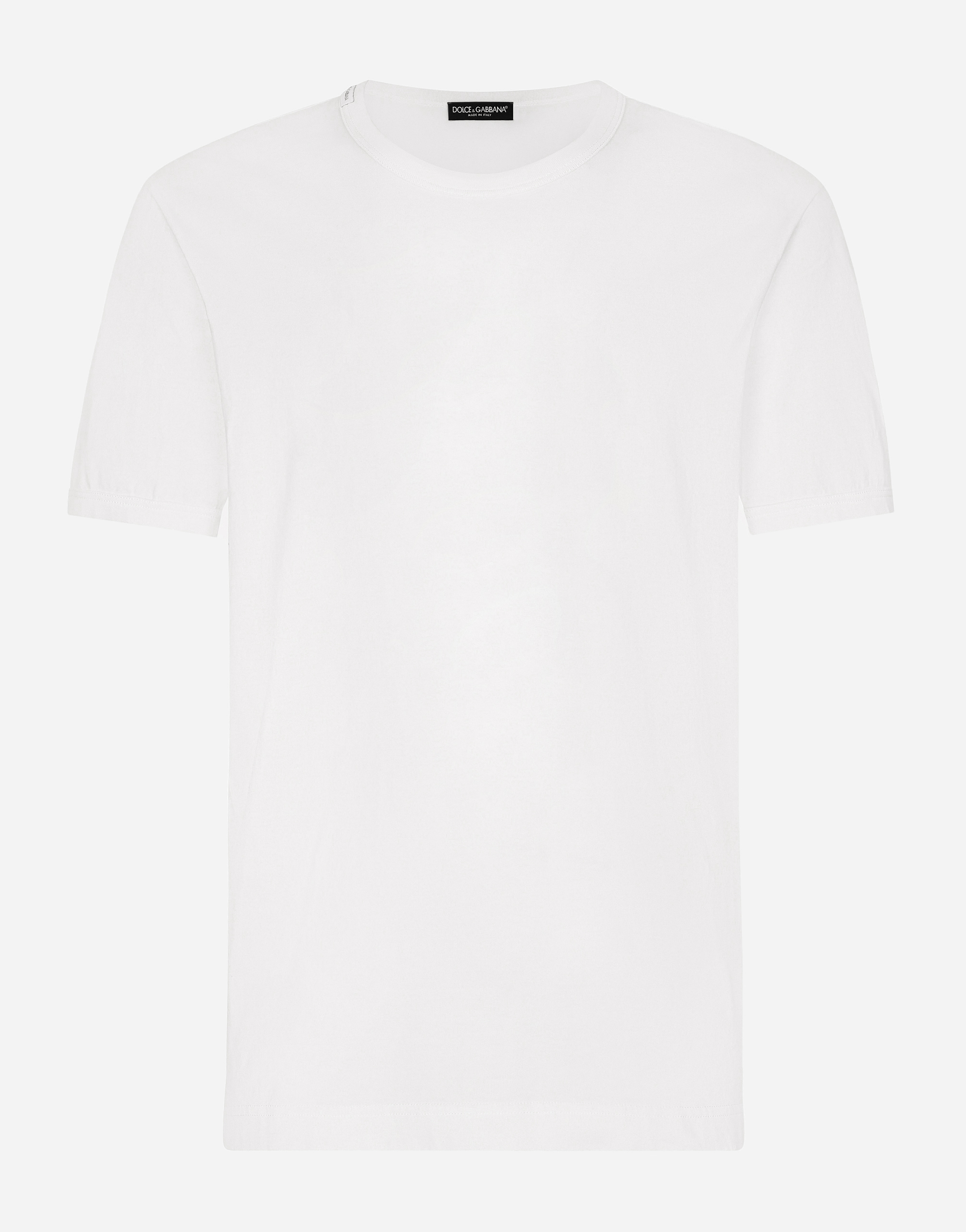 T-shirt in cotton in White