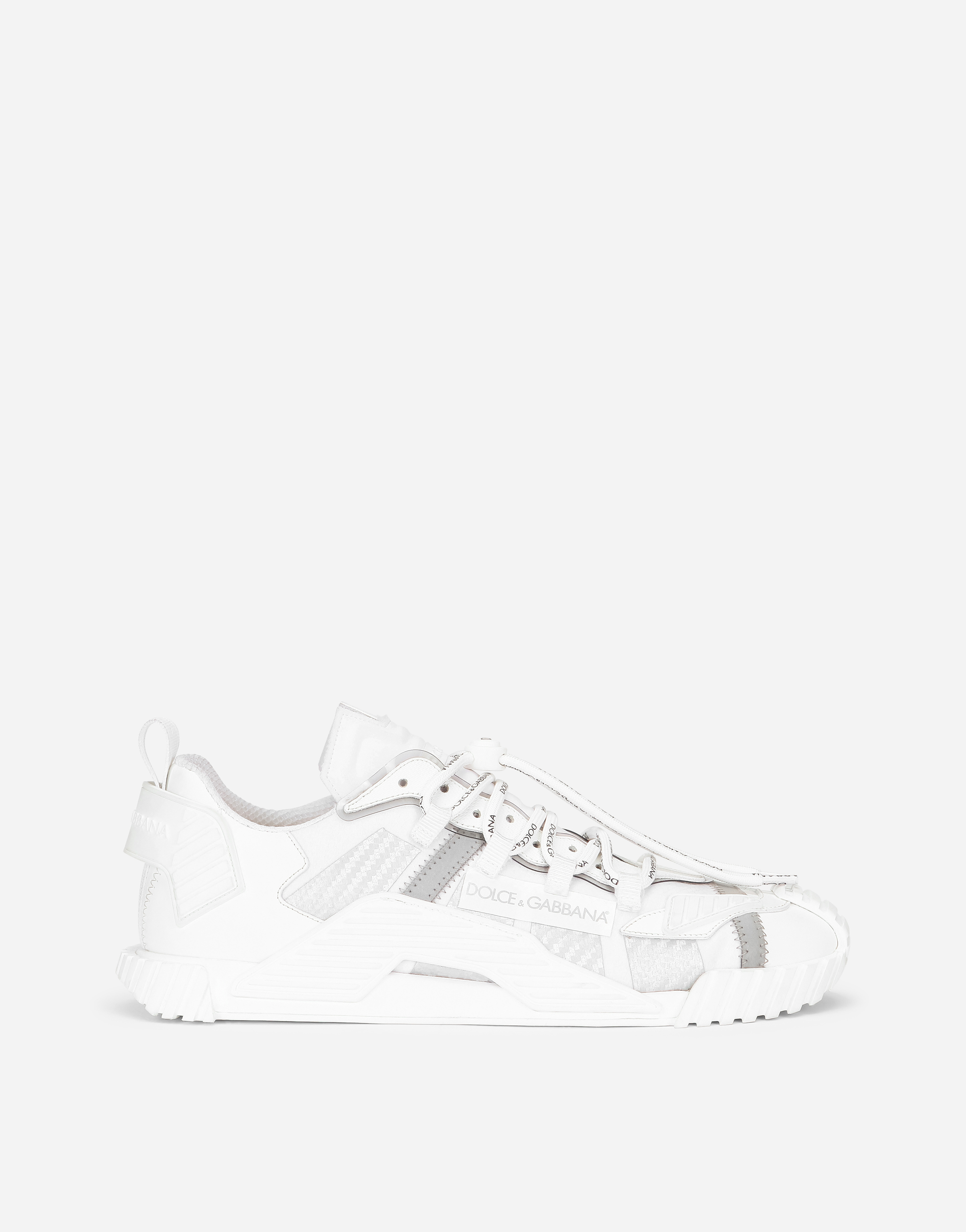 NS1 sneakers in mixed materials in White