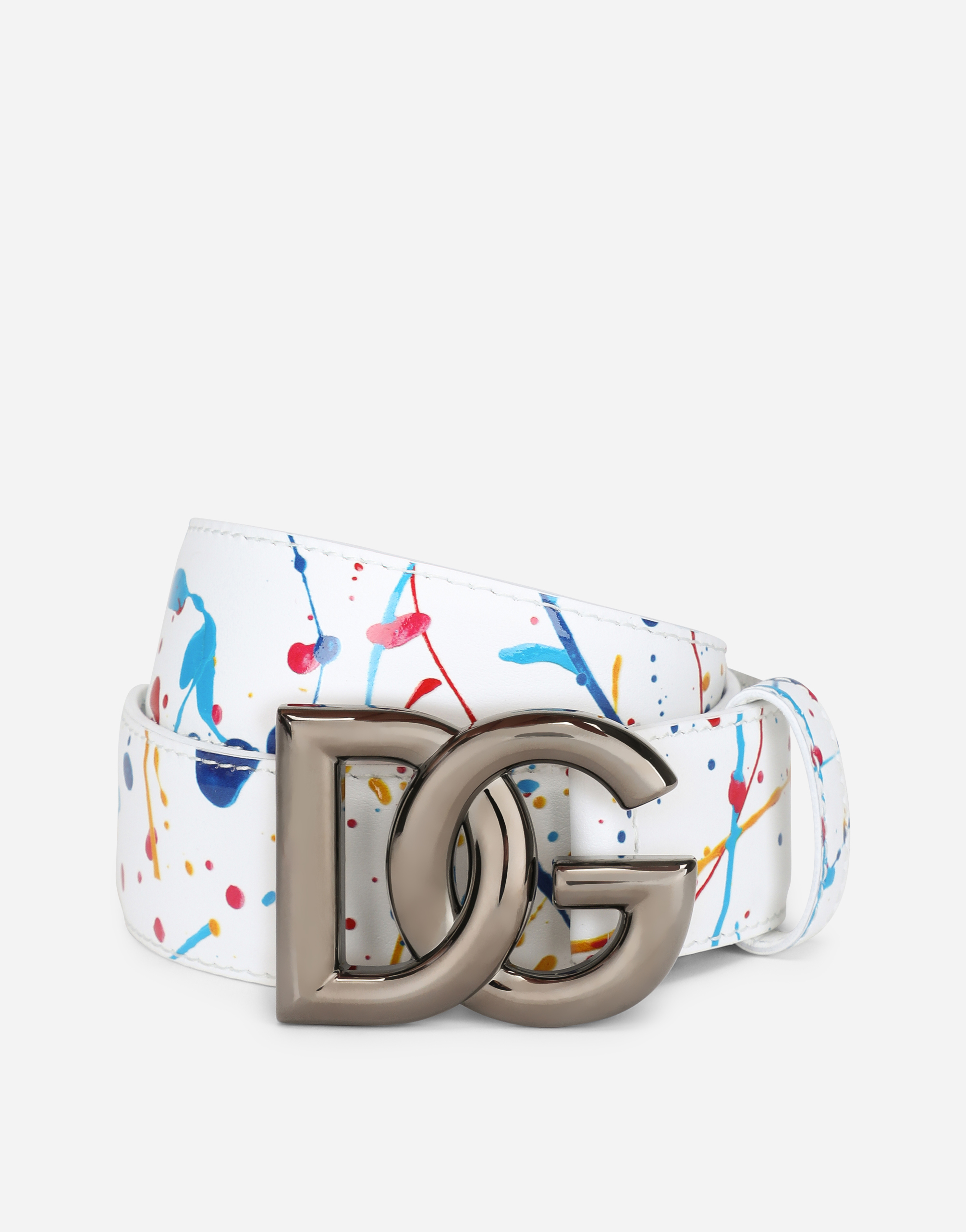 Belt with DG logo buckle in Multicolor