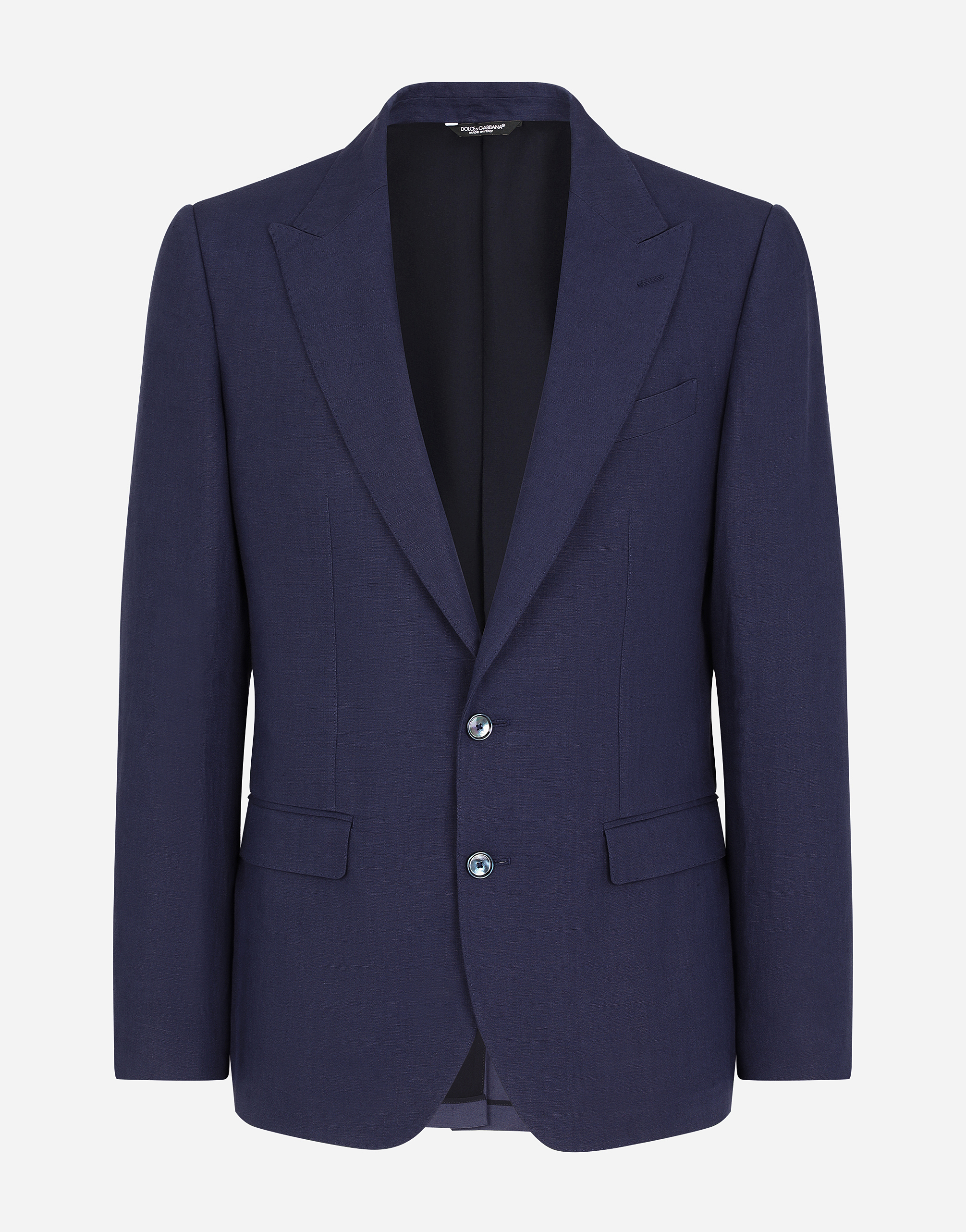 Linen Taormina-fit suit in Blue