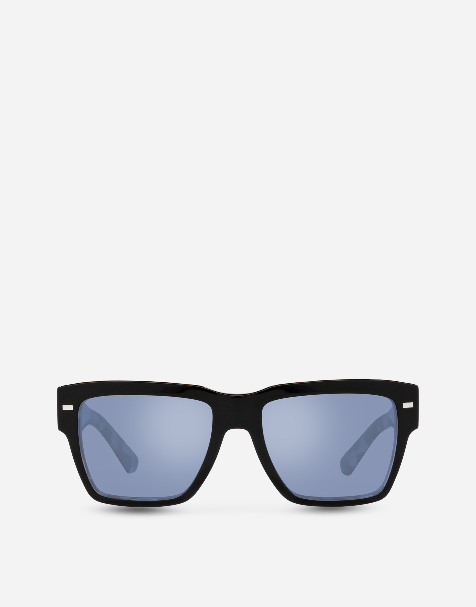 Lusso Sartoriale Sunglasses in Black on grey havana