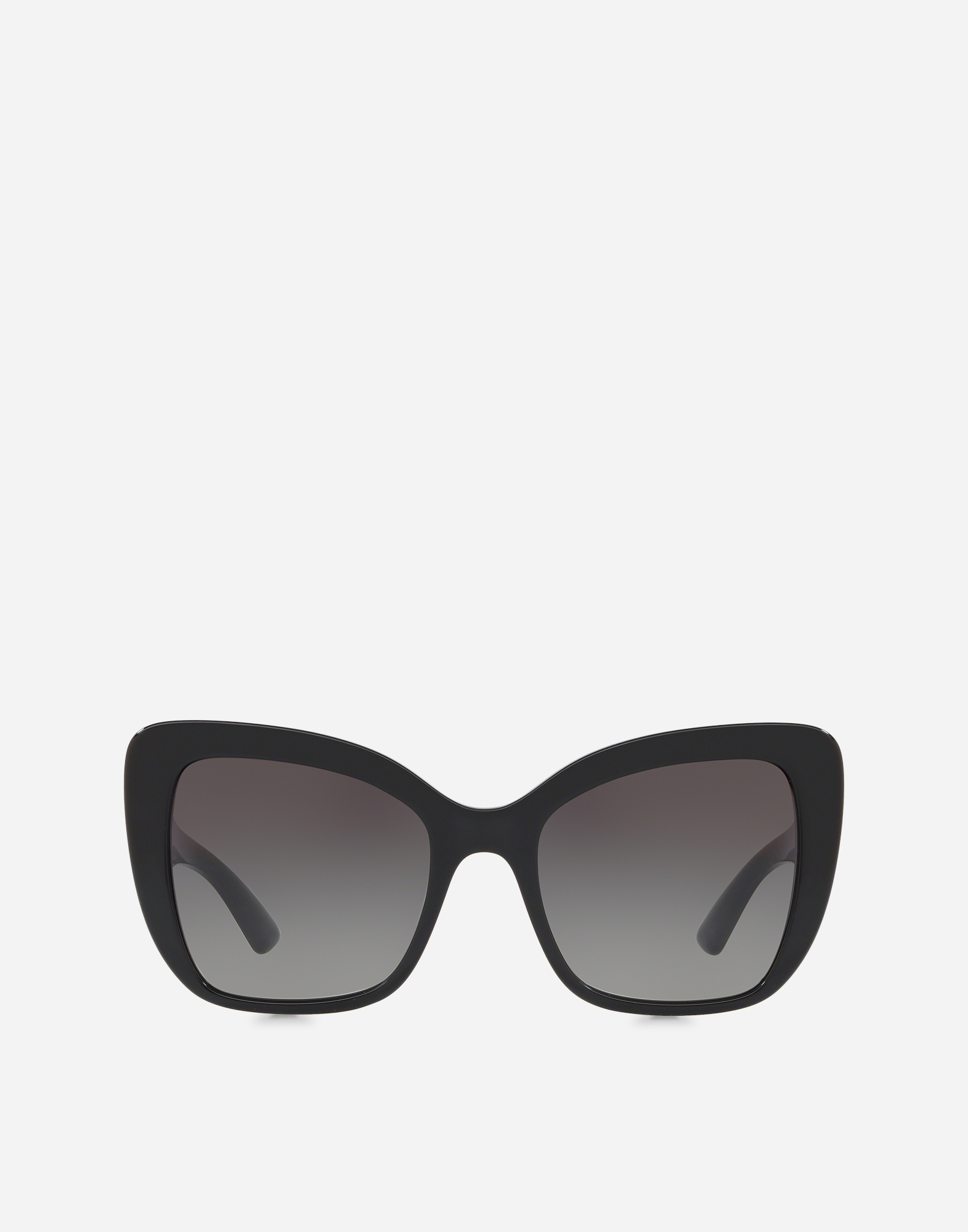 Half-print sunglasses in Black