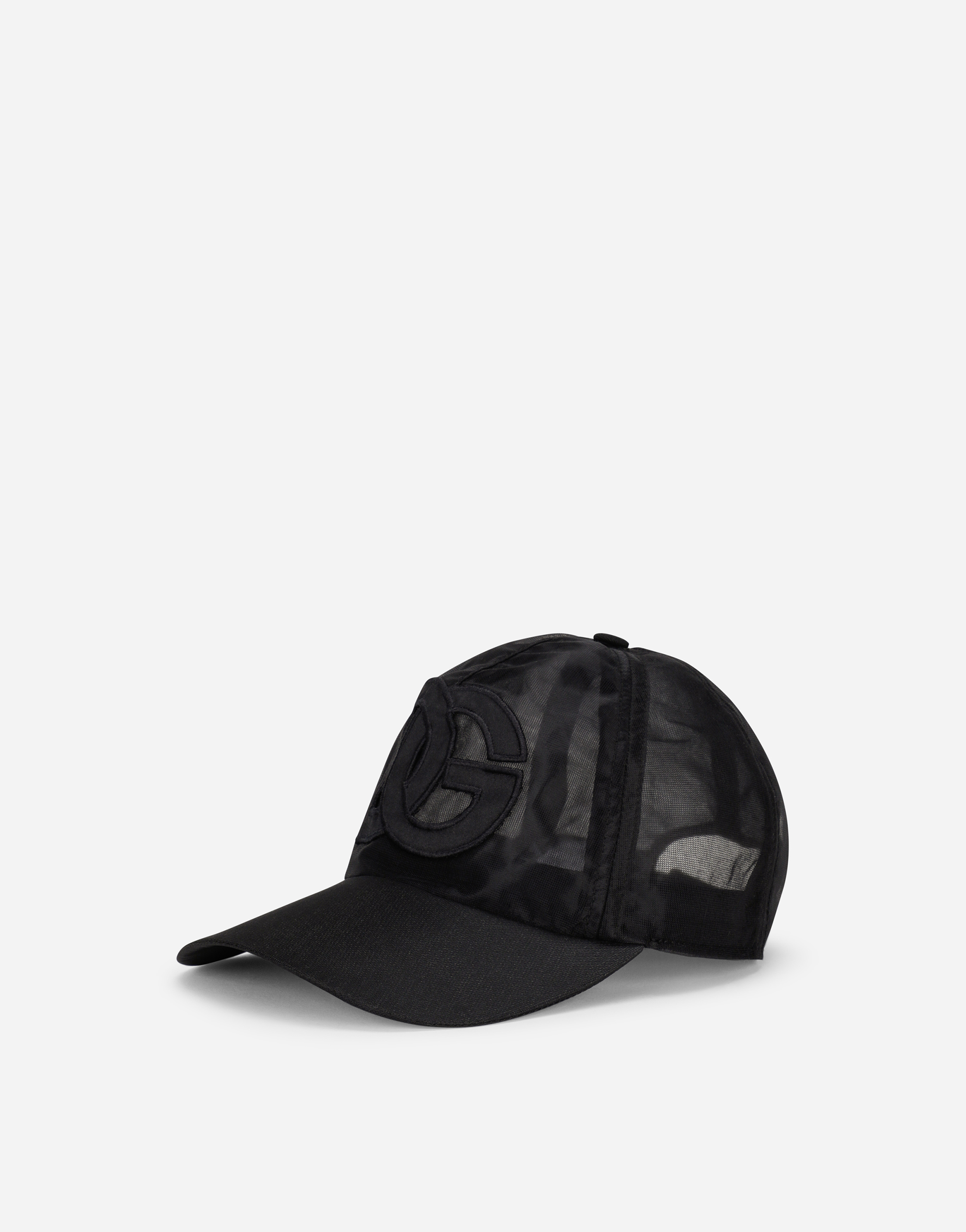 Marquisette hat with DG logo in Black