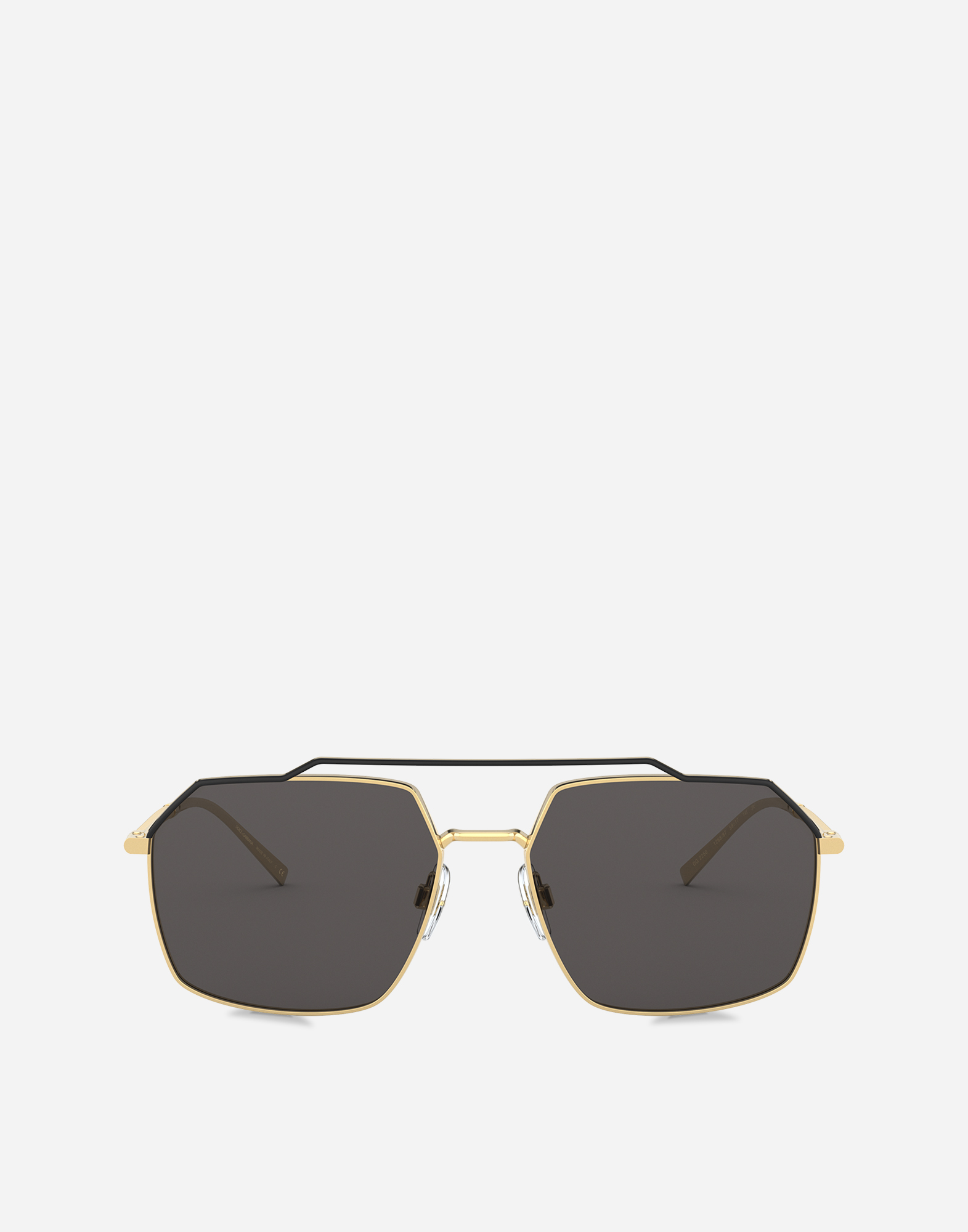 Gros grain sunglasses in Gold and Black