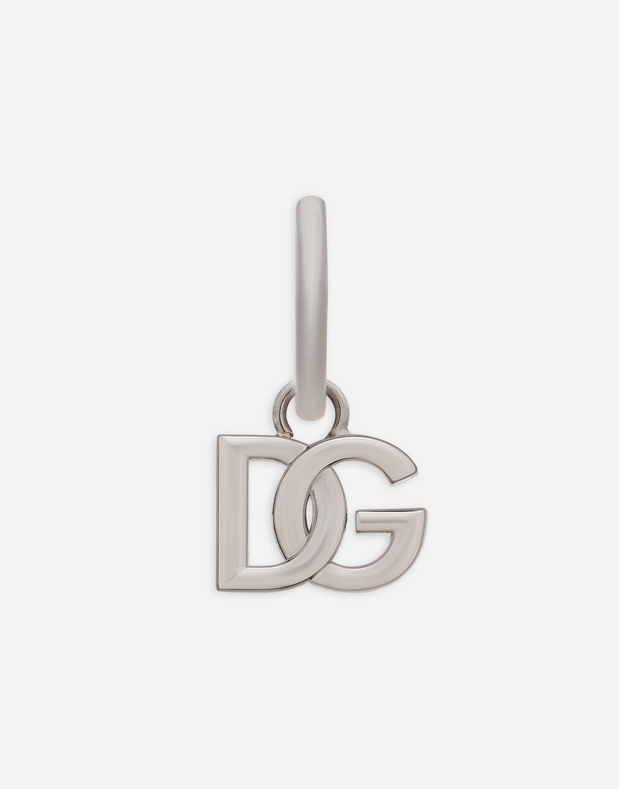 Single DG logo earring in Silver