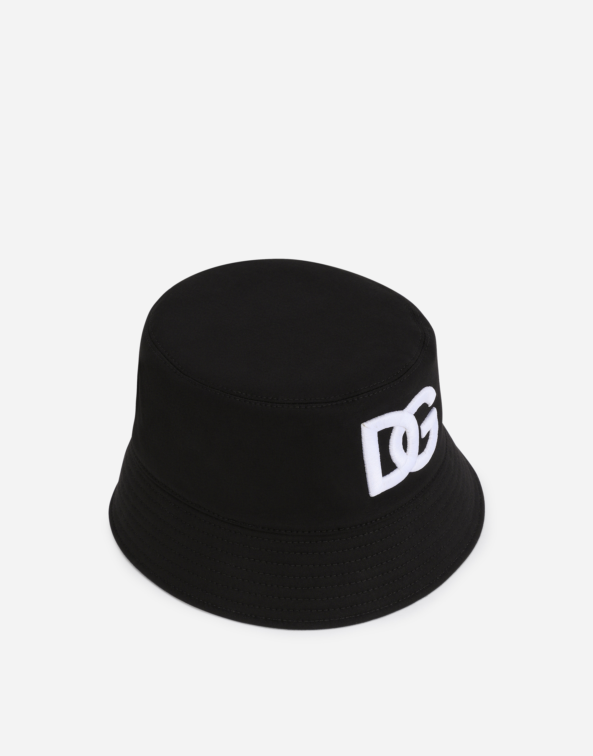 Cotton bucket hat with DG embroidery