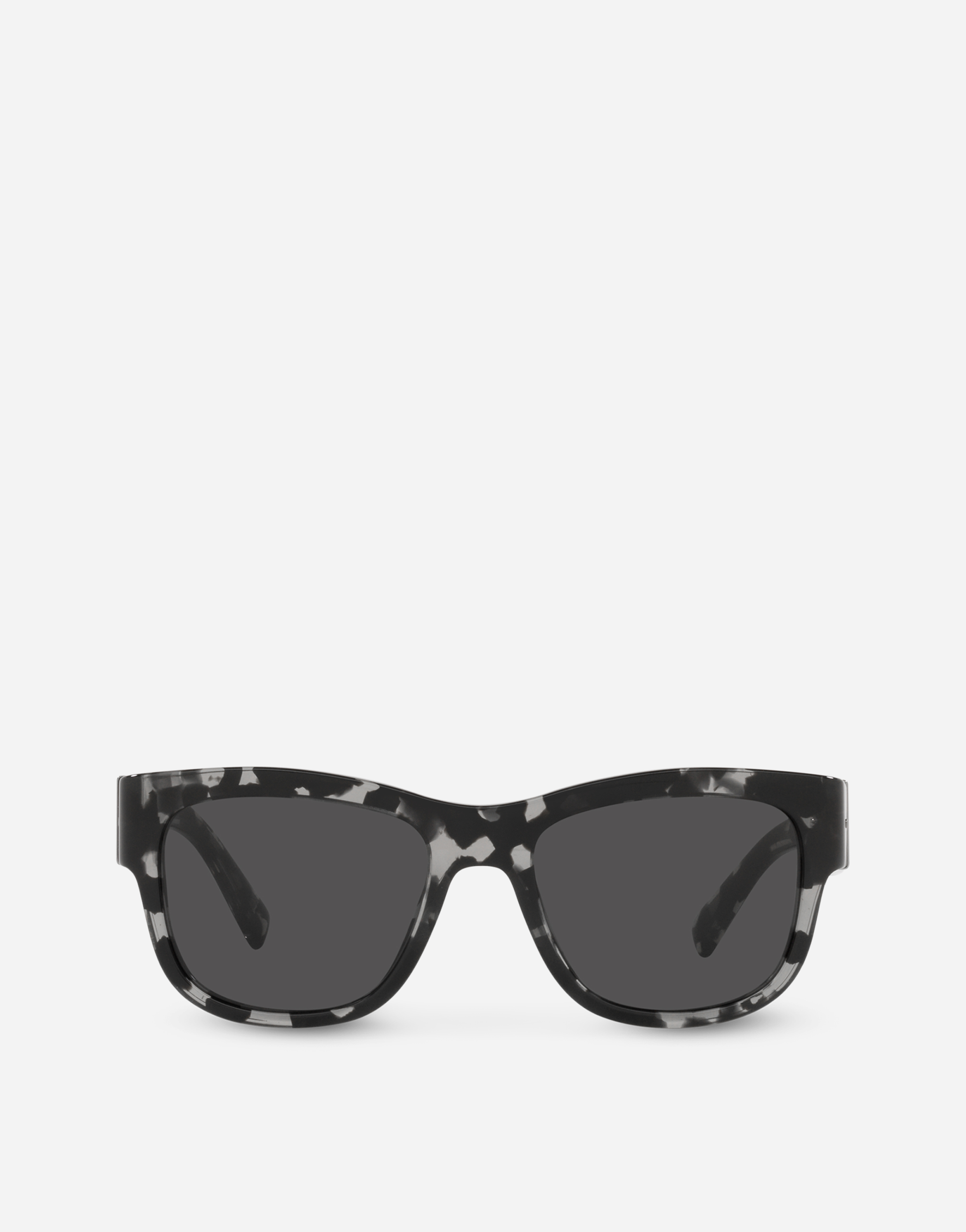 Gros grain sunglasses in Grey havana