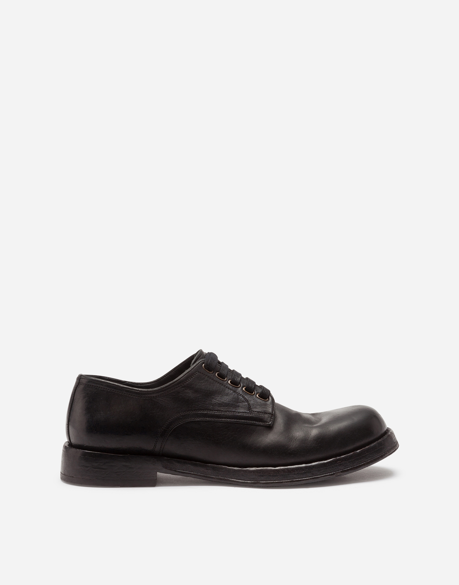 DOLCE & GABBANA HORSEHIDE DERBY SHOES
