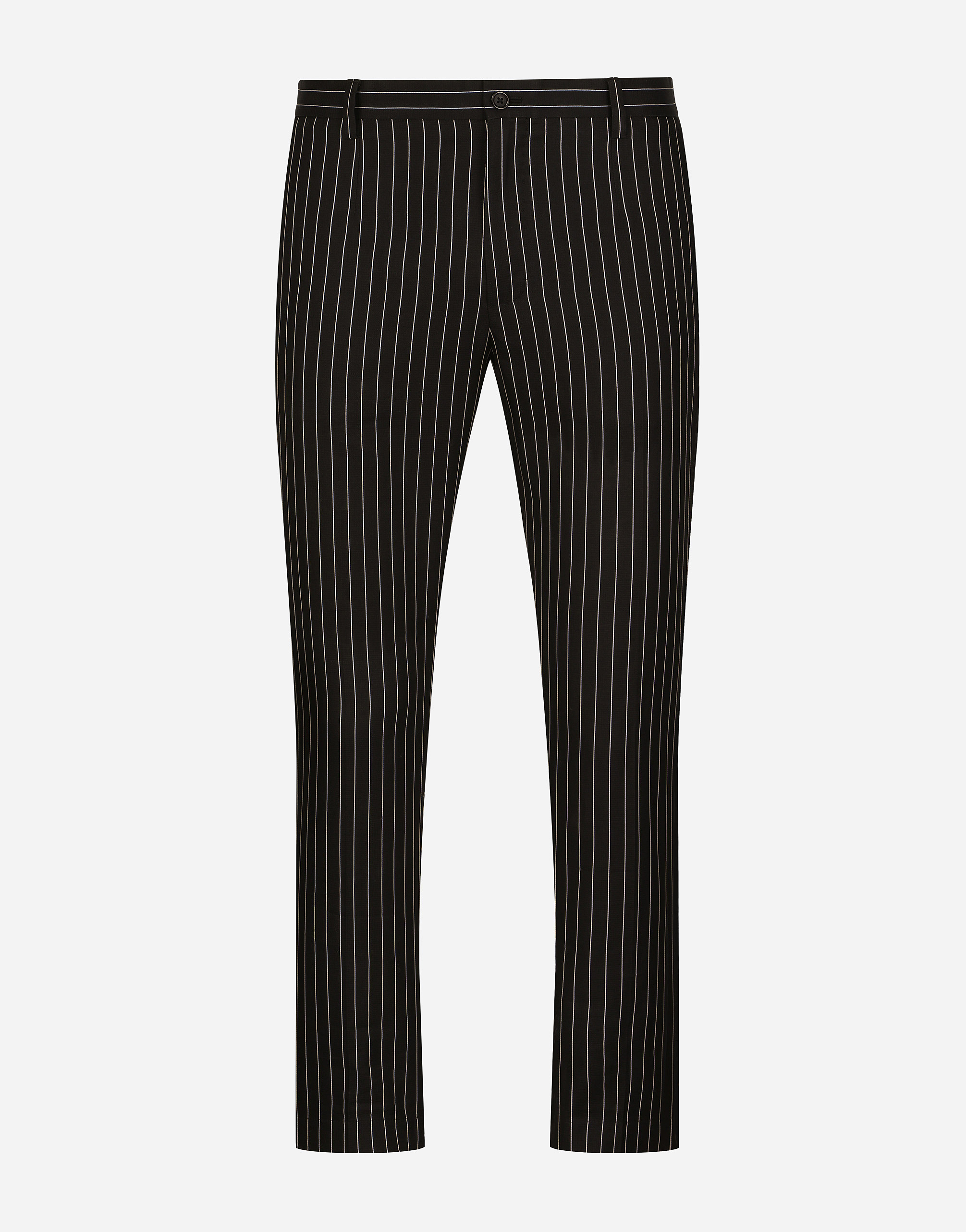 Striped jacquard pants in Multicolor