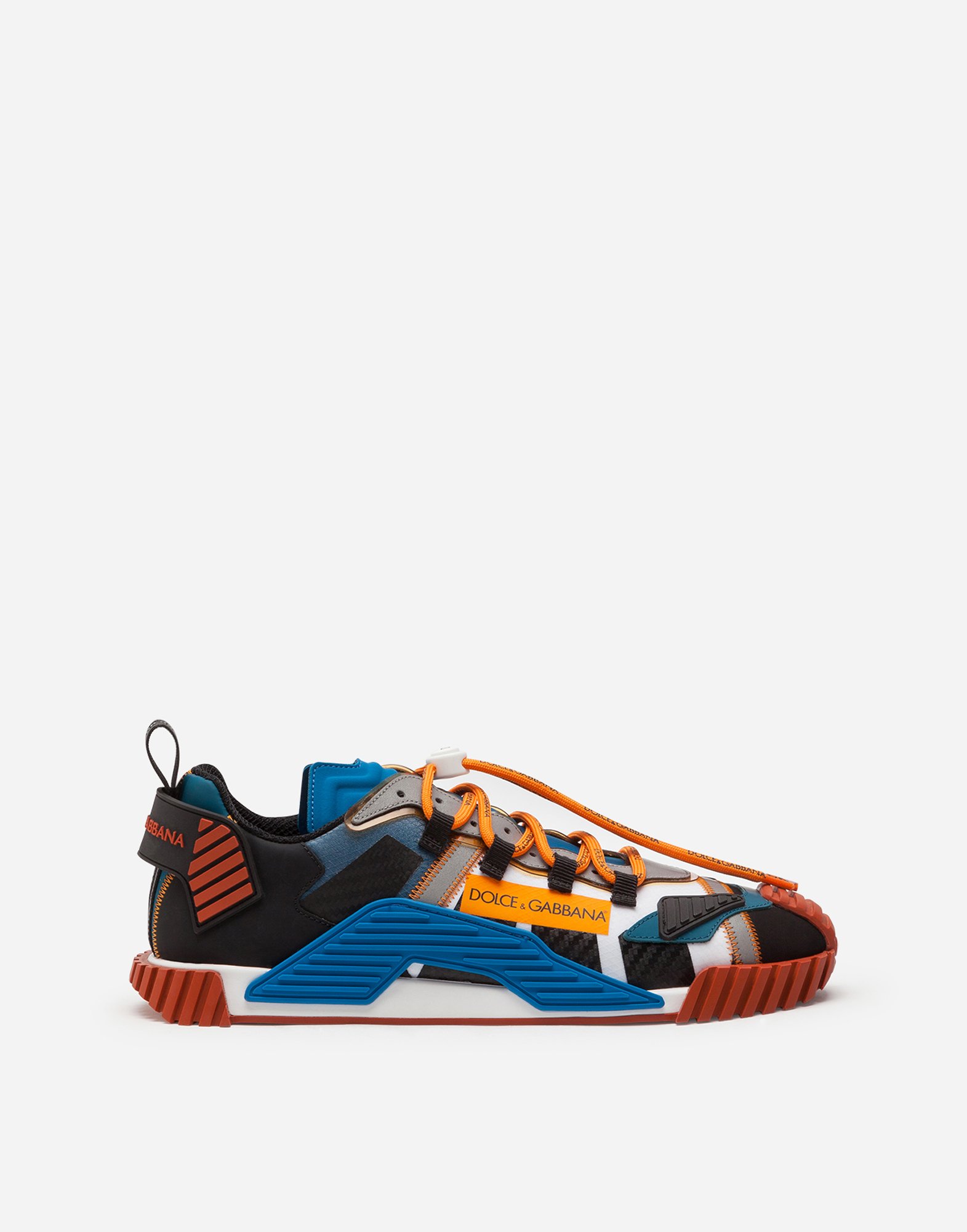 Mixed-material NS1 sneakers in Multicolor