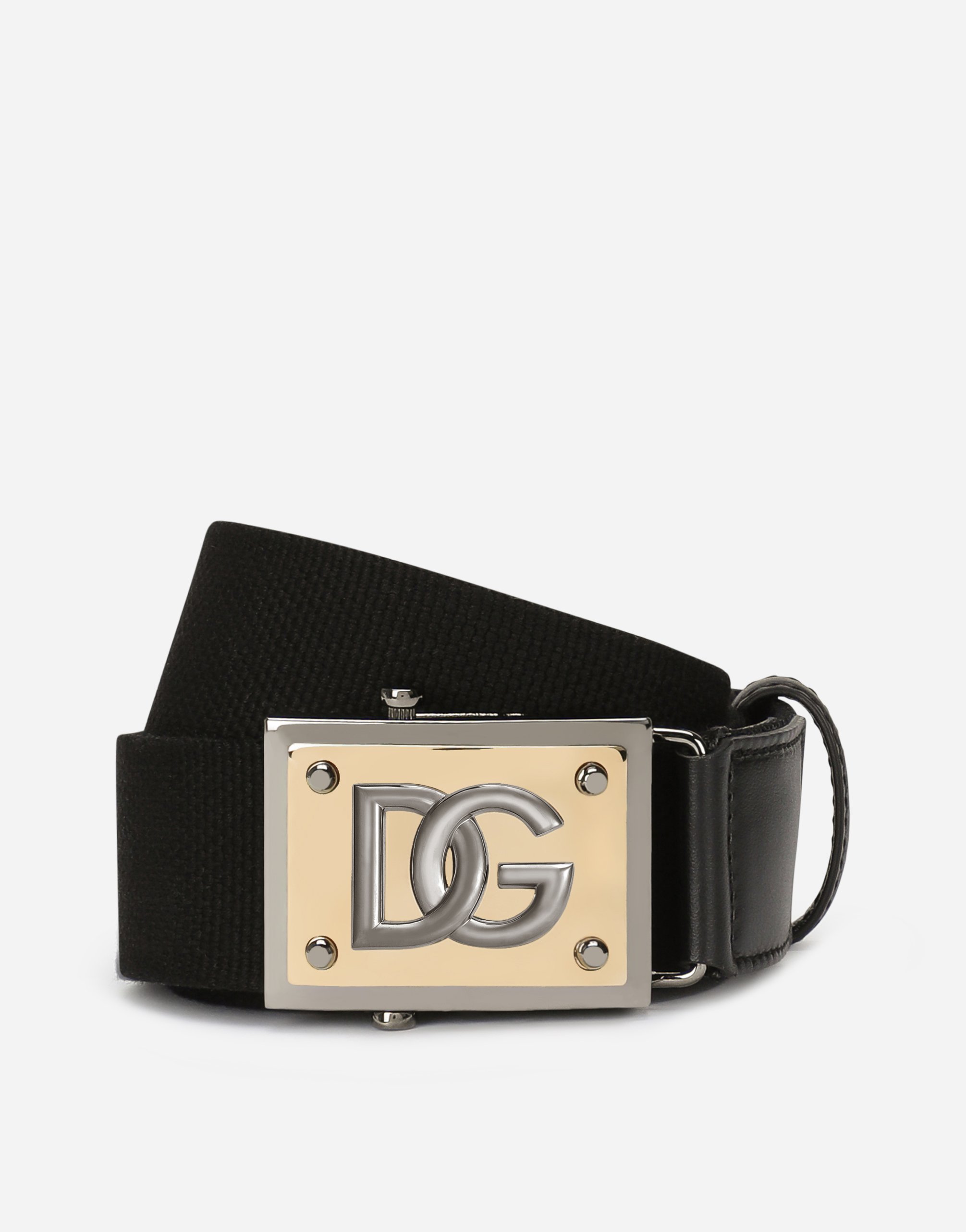 Tape belt in Black