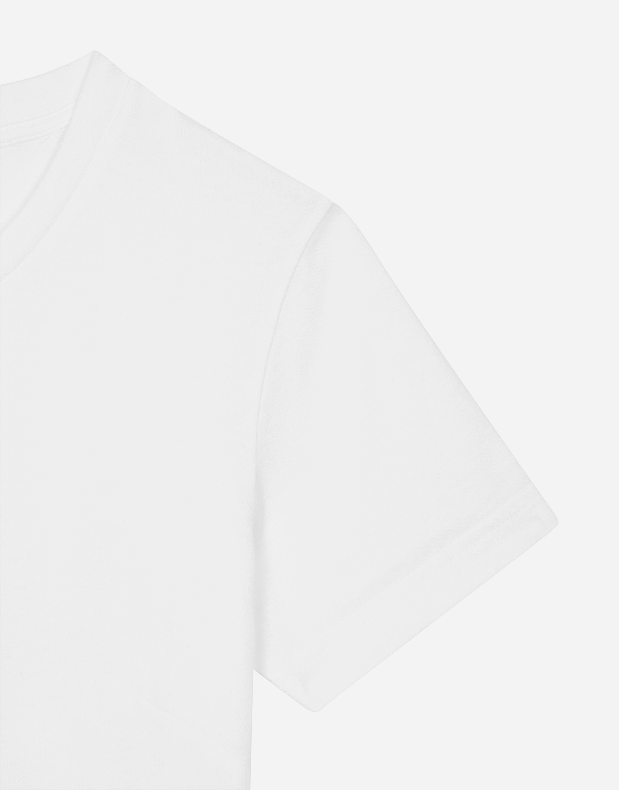 ホワイト Tシャツ ジャージー ハート＆DGプリント | Dolce&Gabbana®