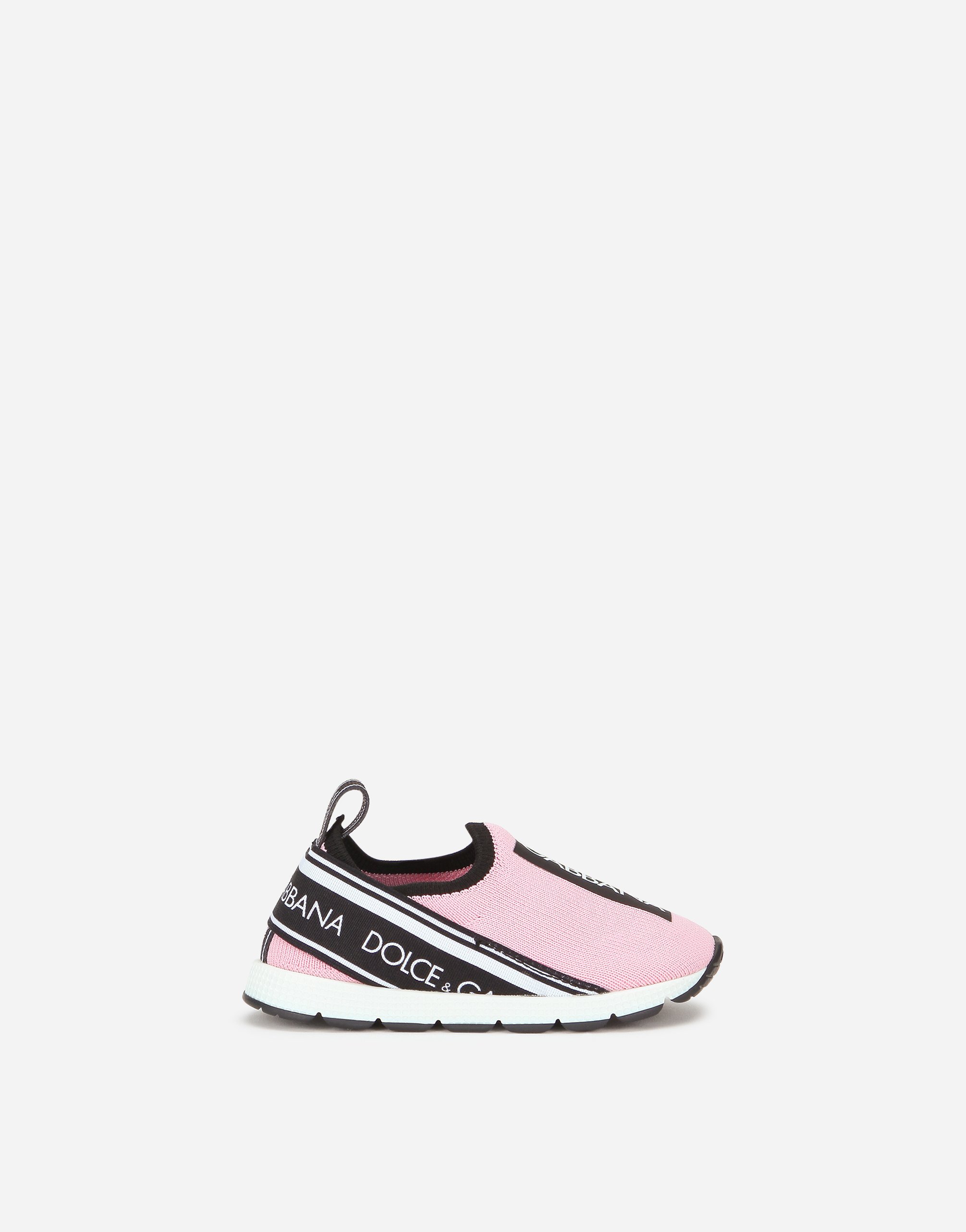 Sorrento slip-on sneakers with logo tape in Pink