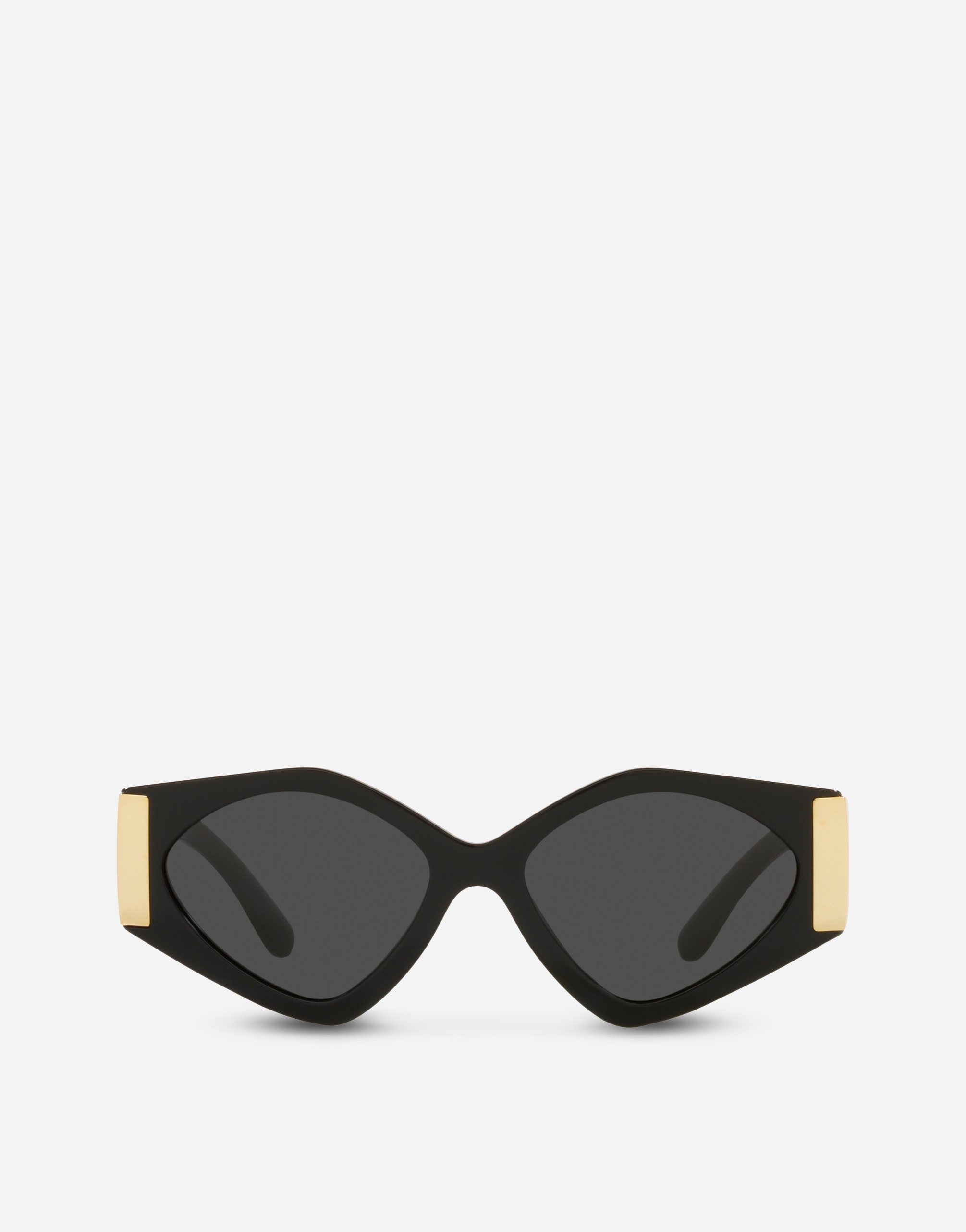 Modern print sunglasses in Black