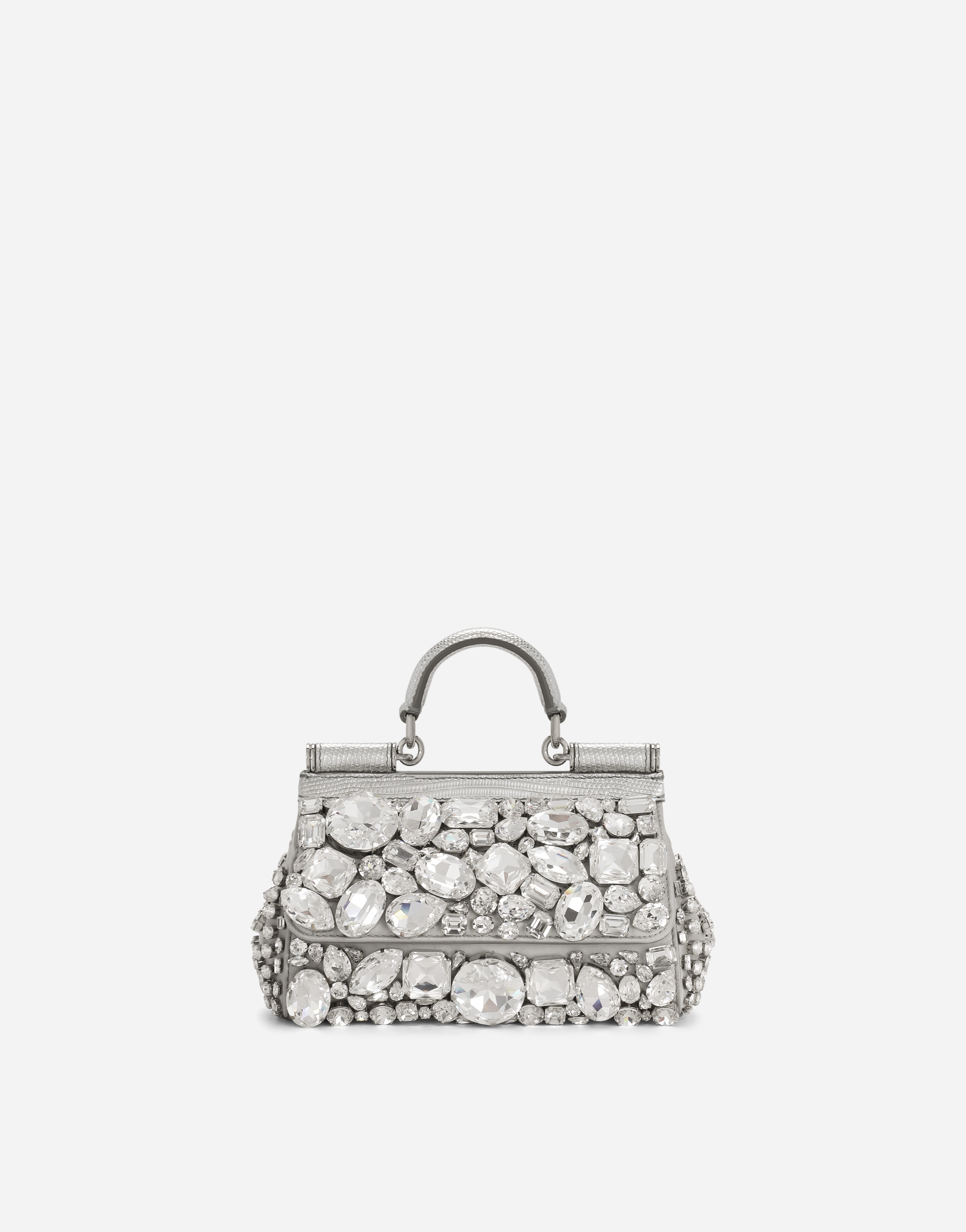 KIM DOLCE&GABBANA Small Sicily handbag in Silver