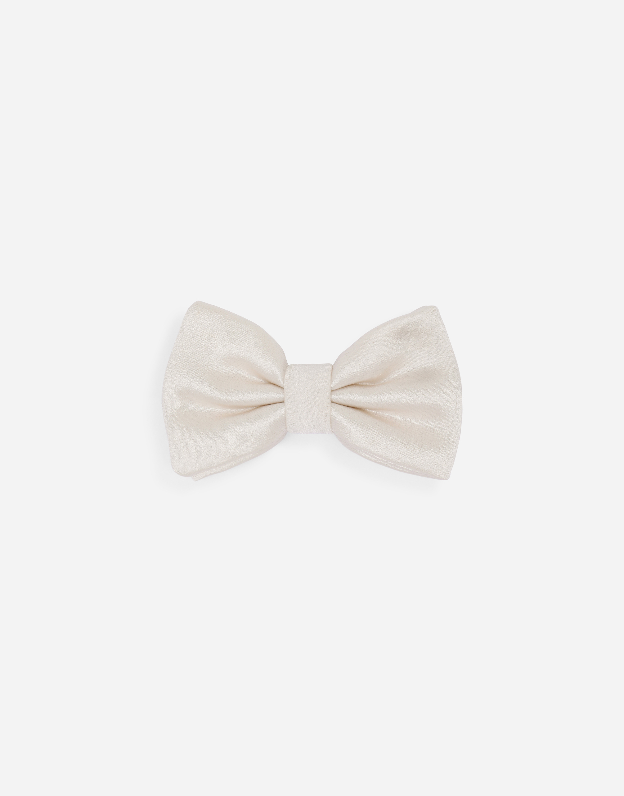 Dolce & Gabbana Babies' Silk Duchesse Bow Tie In White