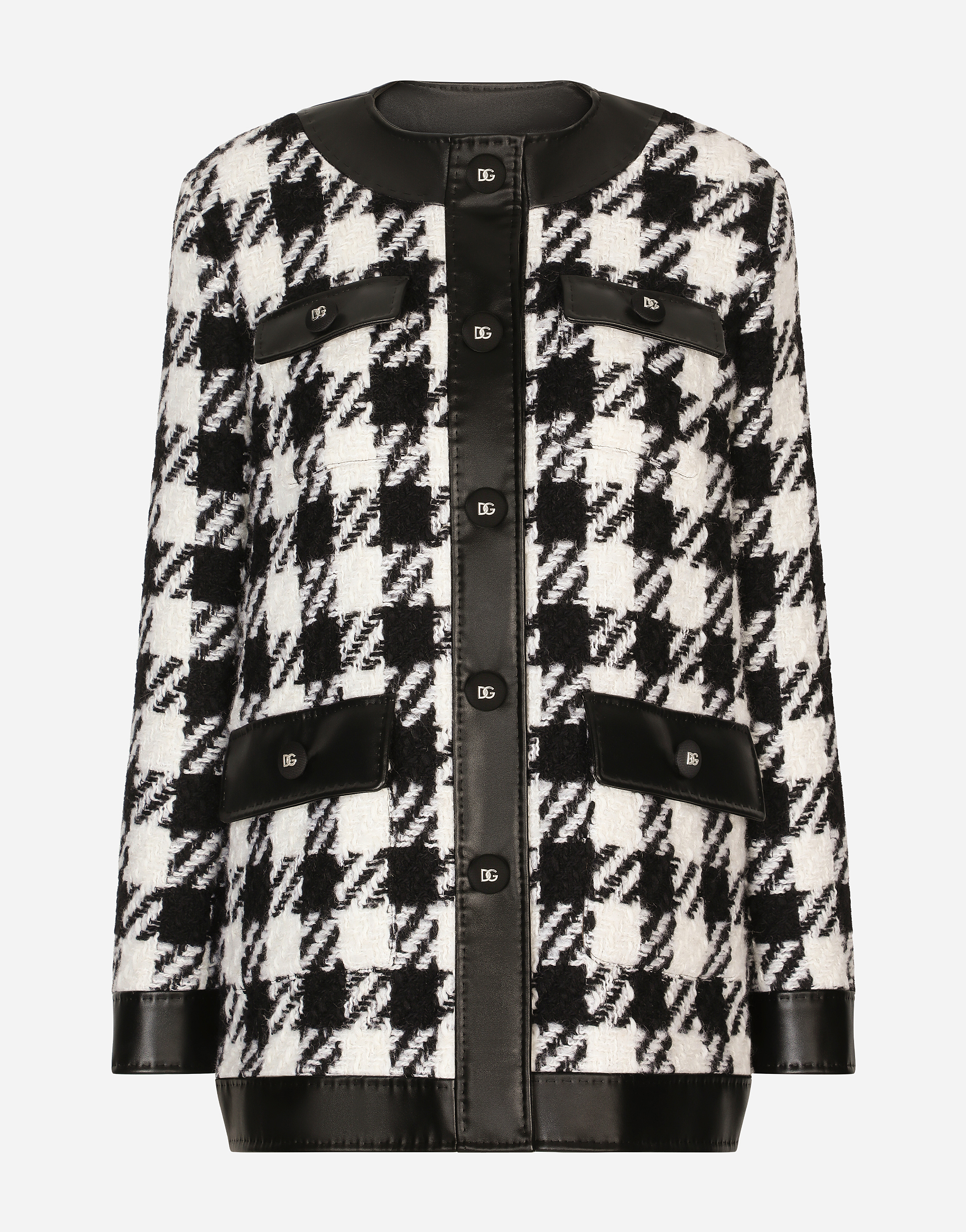 Houndstooth jacket in Multicolor