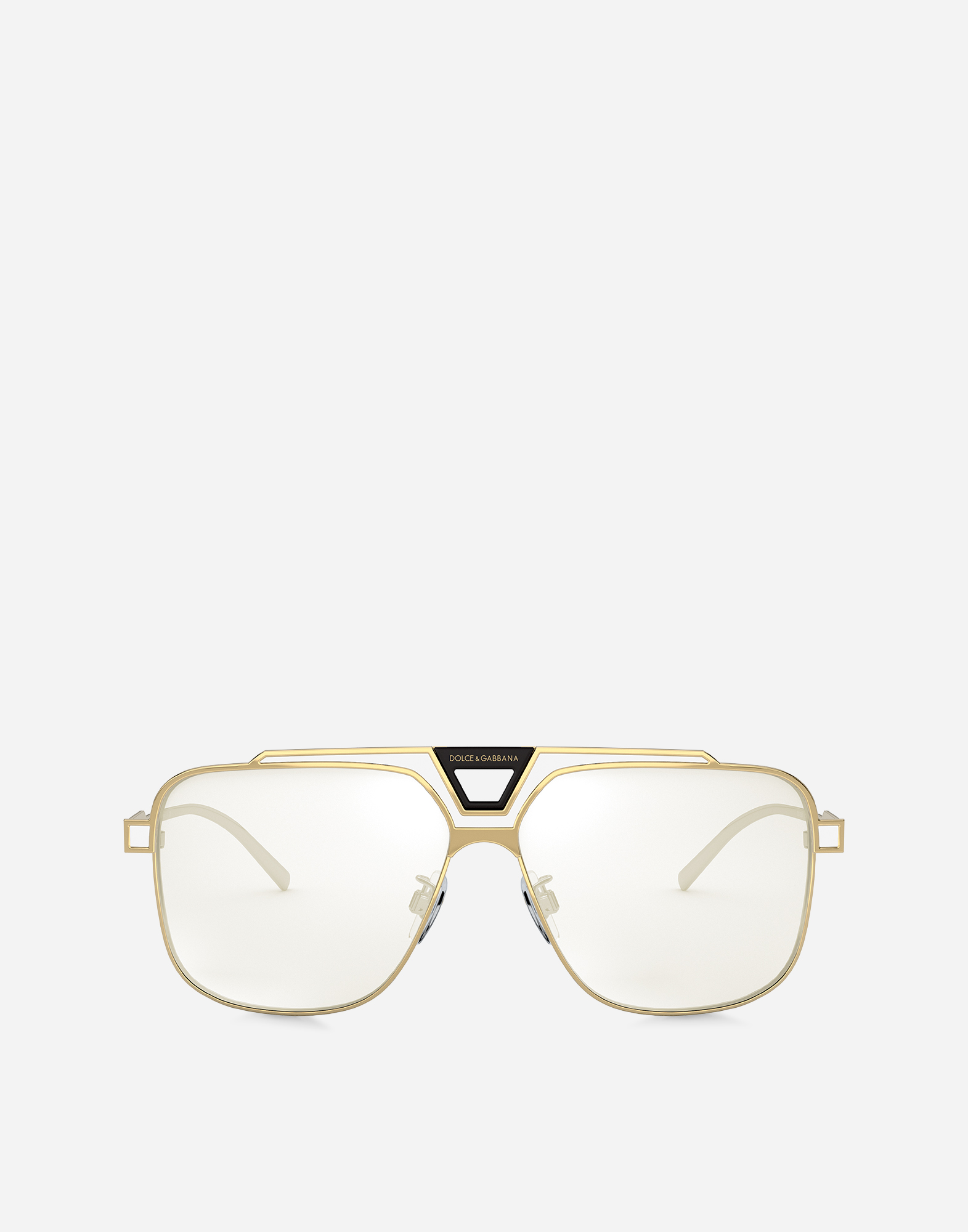 Miami sunglasses in Gold and White