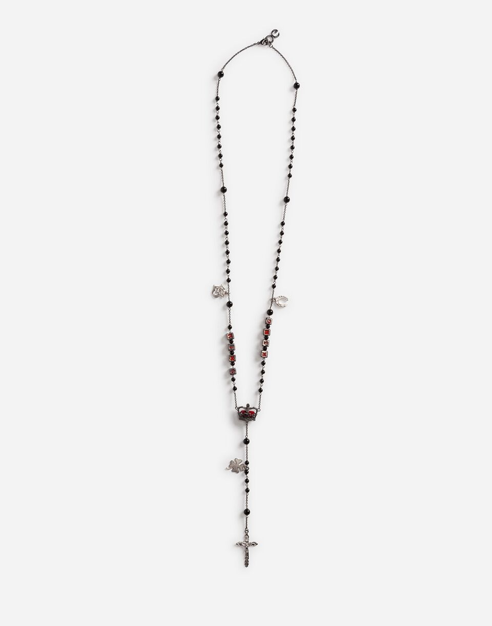 Rosary necklace in Silver