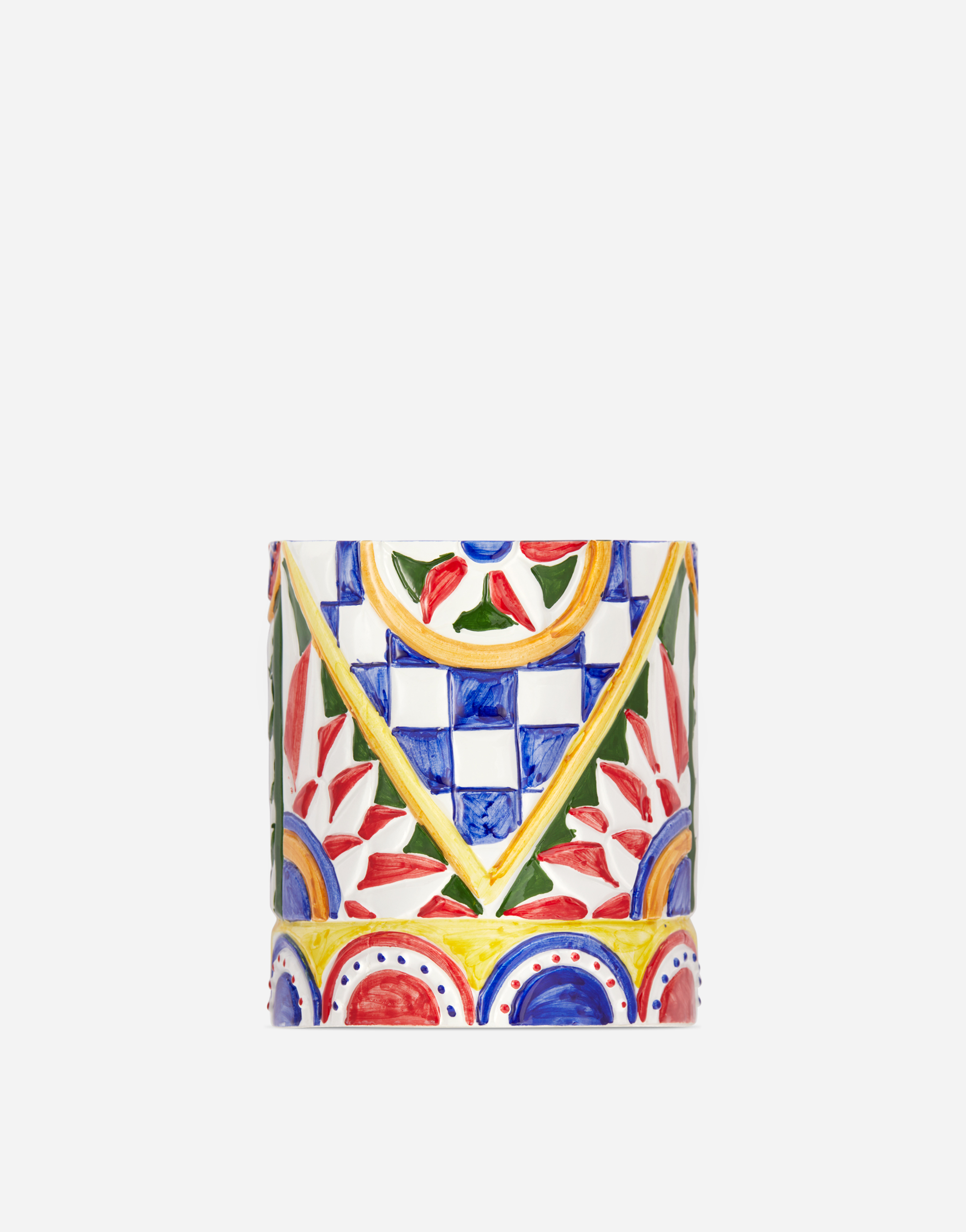 Ceramic Vase in Multicolor