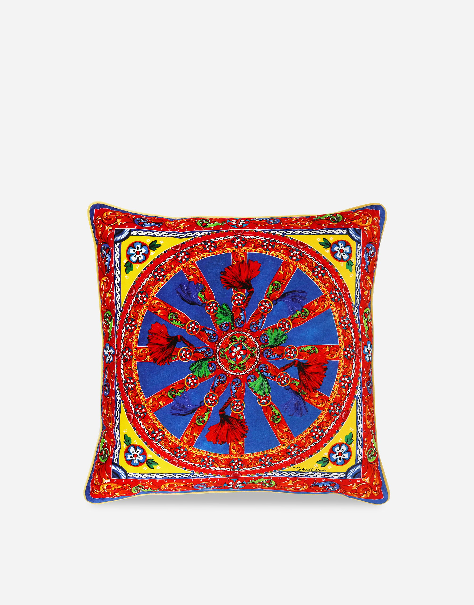 Velvet Cushion medium in Multicolor