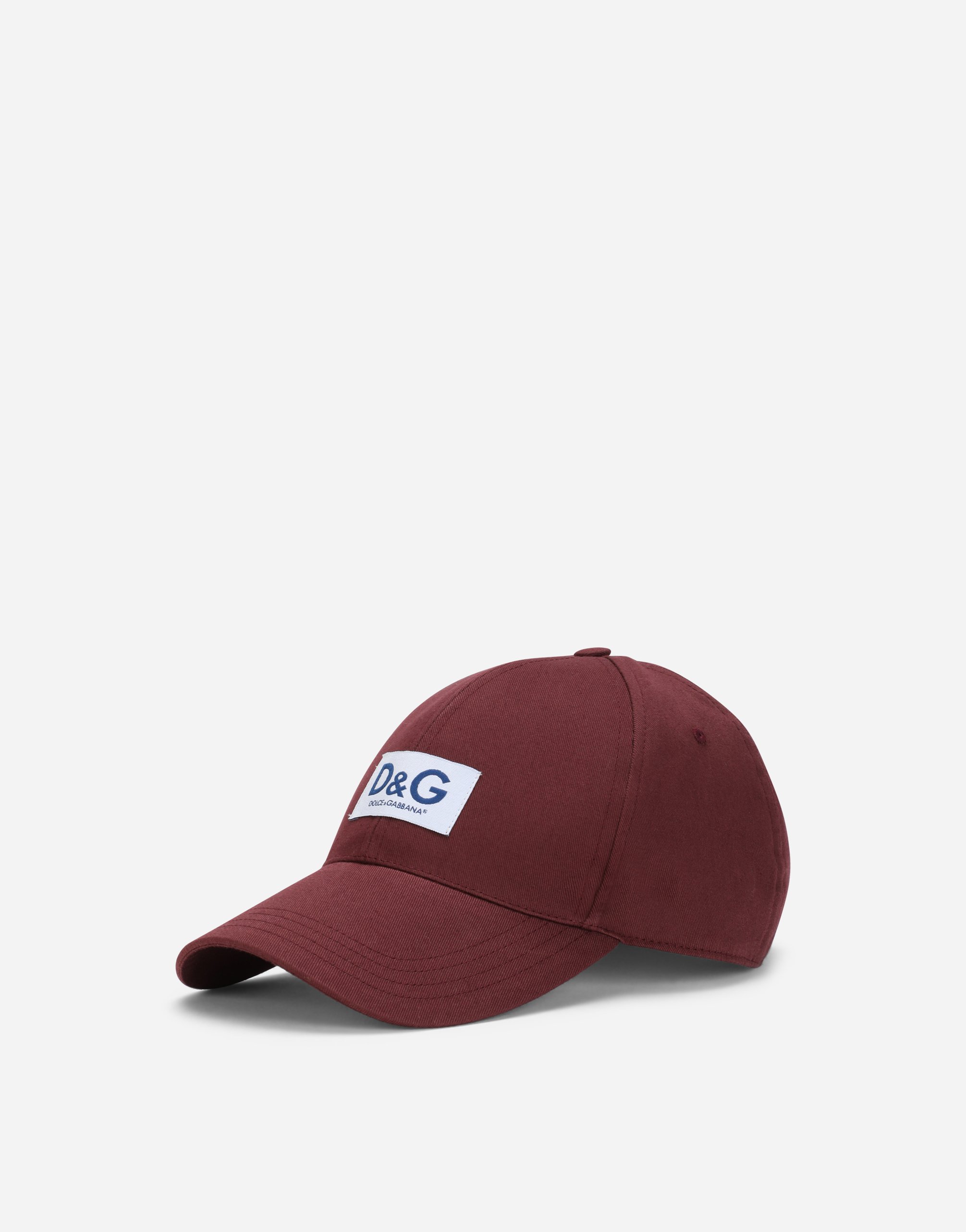 Baseball cap with DG patch in Bordeaux