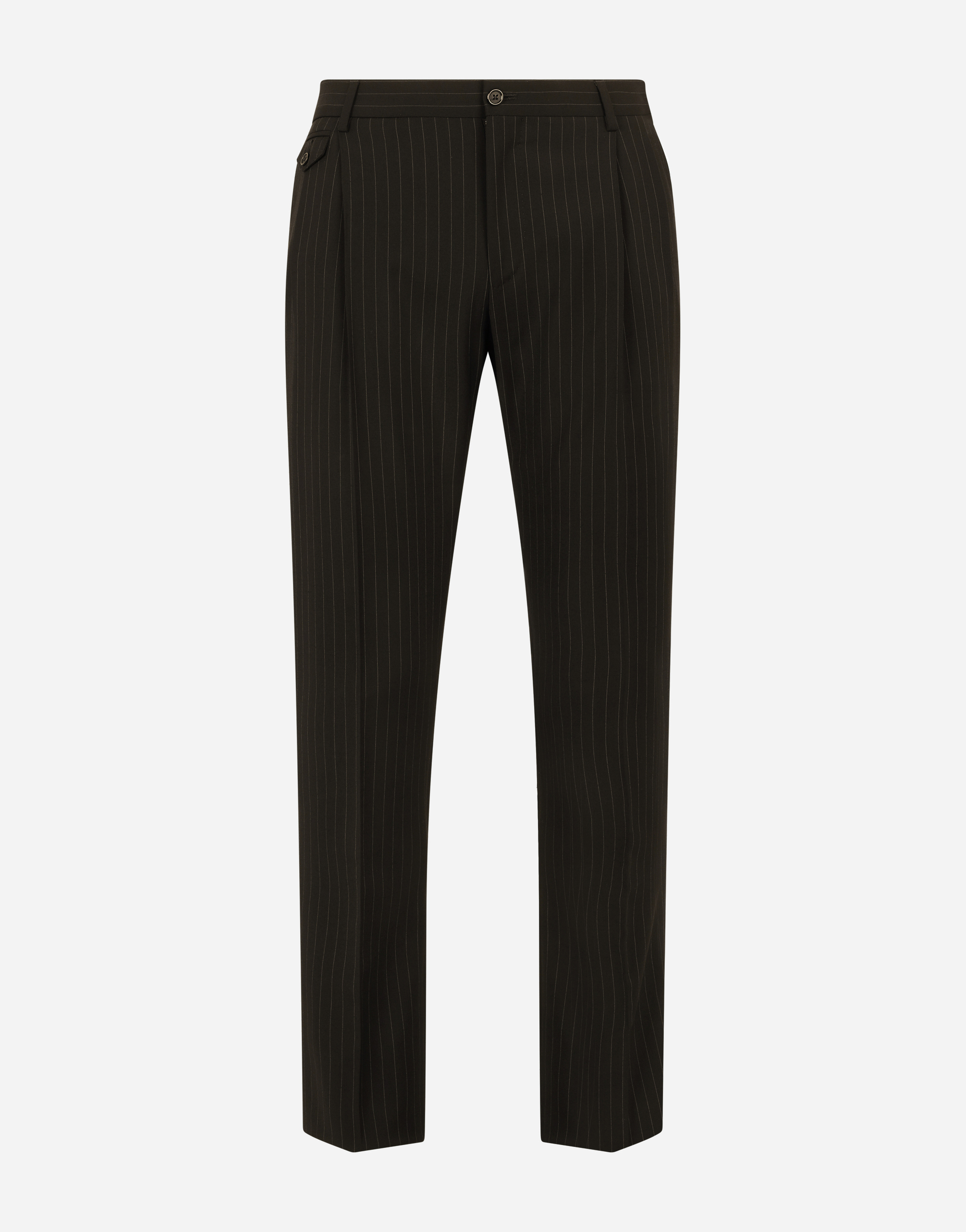 Stretch pinstripe pants in Multicolor