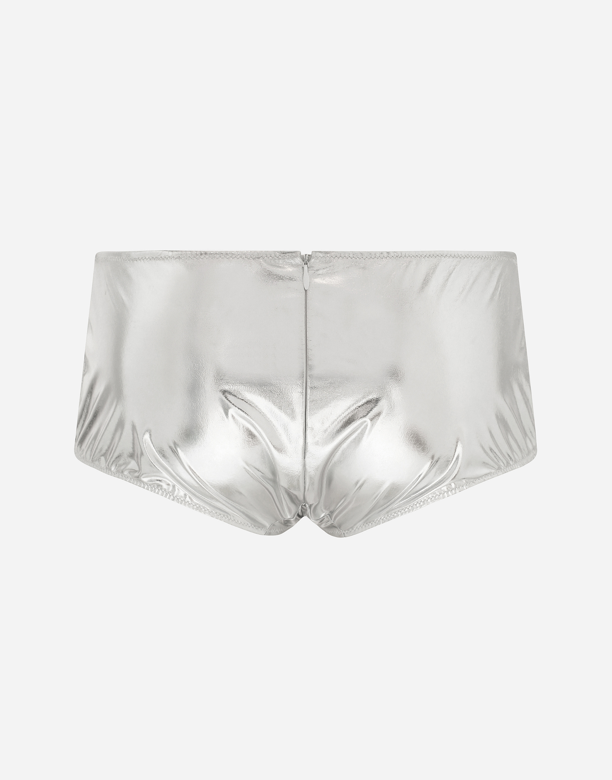 Shop Dolce & Gabbana Shorts In Silver