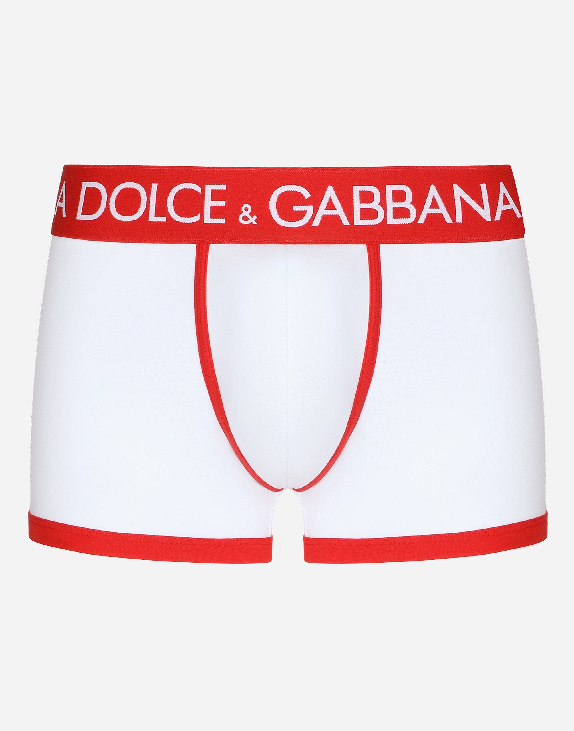 Two-way-stretch cotton jersey boxers in Multicolor
