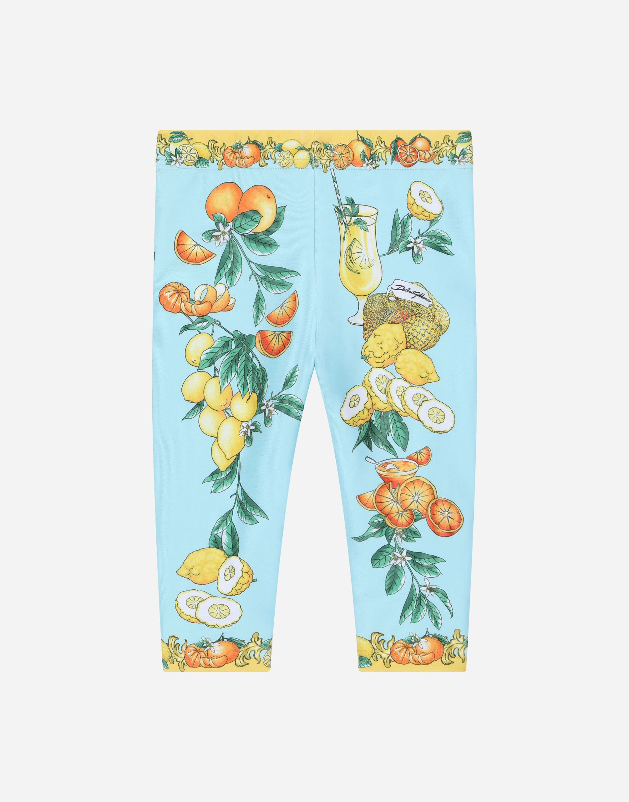 Citrus-print interlock leggings in Multicolor