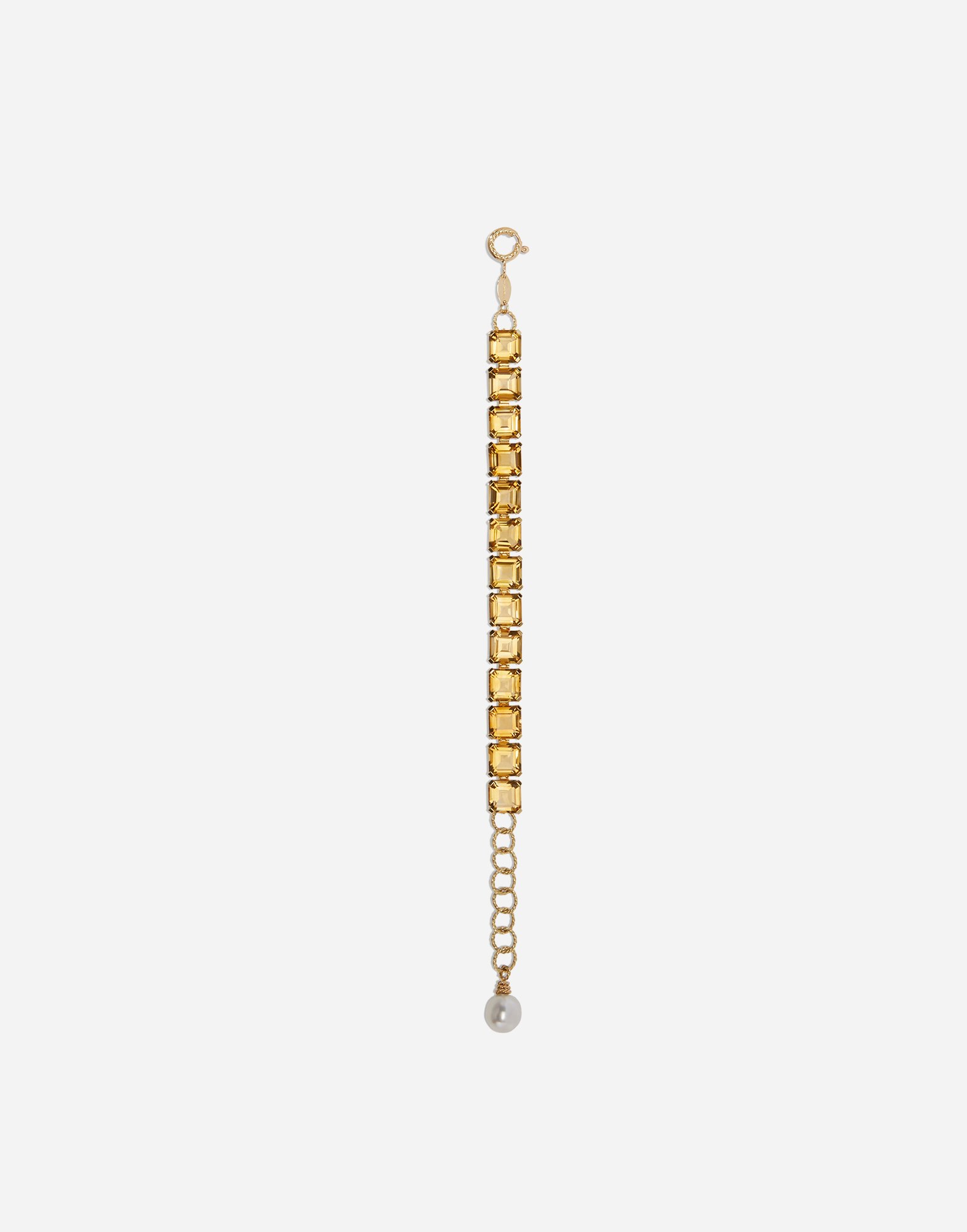 Anna bracelet in yellow gold with citrine quartzes in Gold