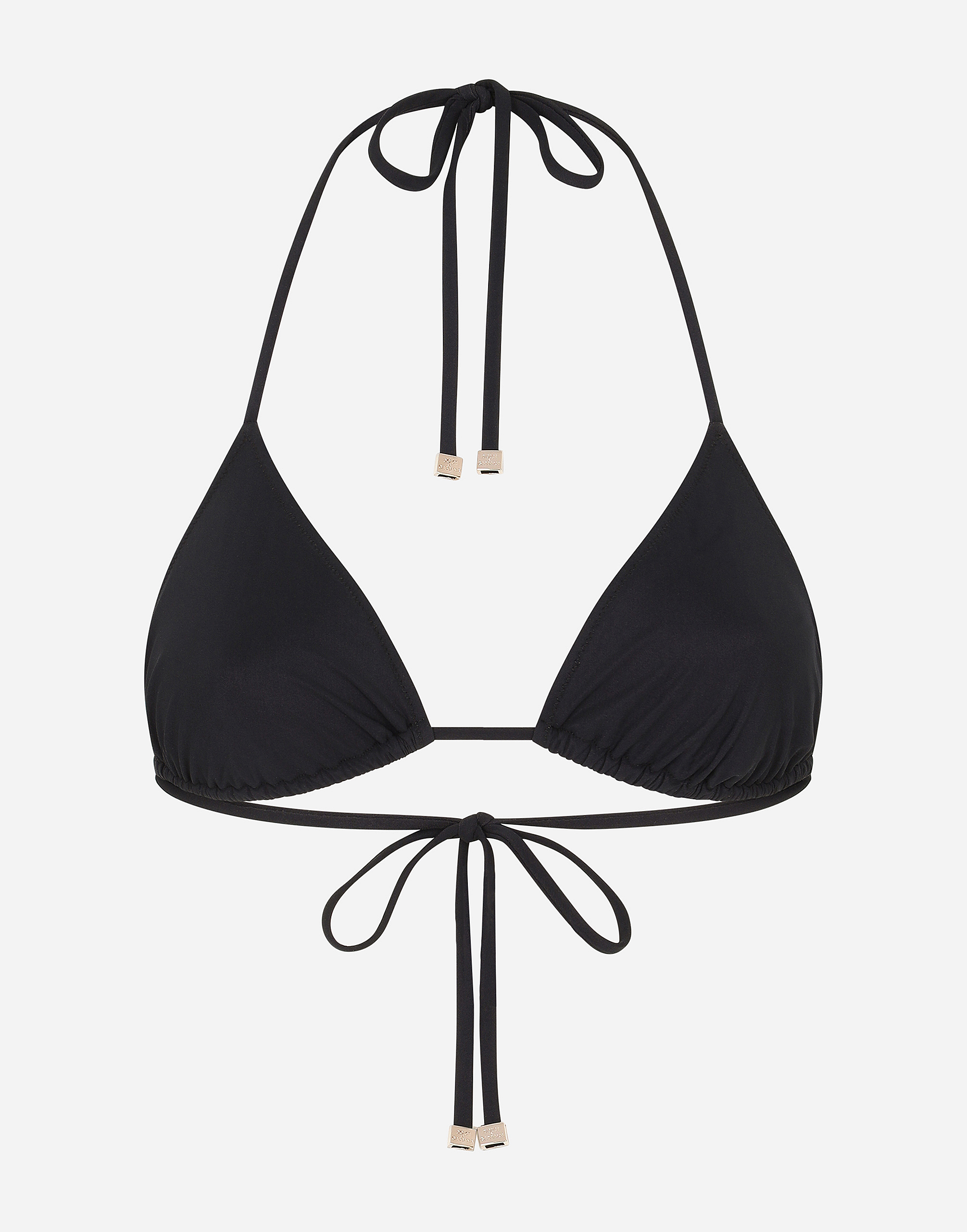 Triangle bikini top in Black
